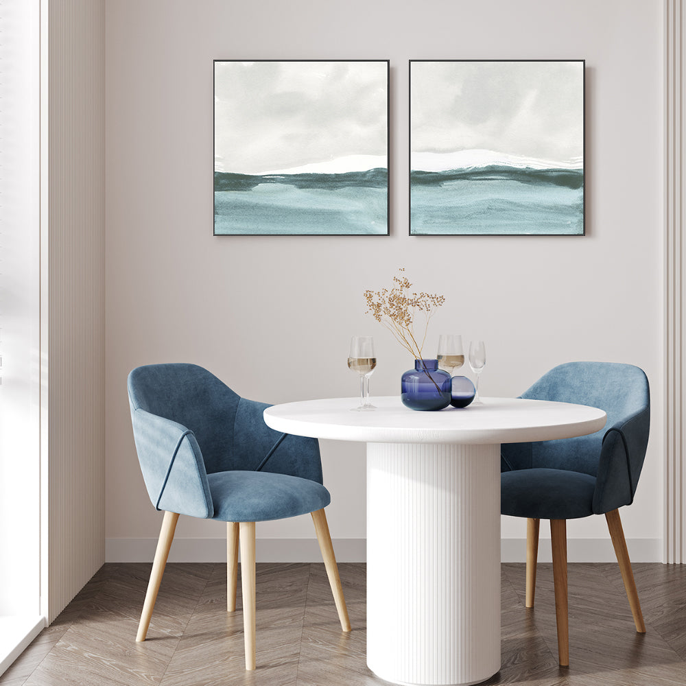 wall-art-print-canvas-poster-framed-Tranquil Silver Sea, Style A & B, Set Of 2 , By Chris Paschke-7