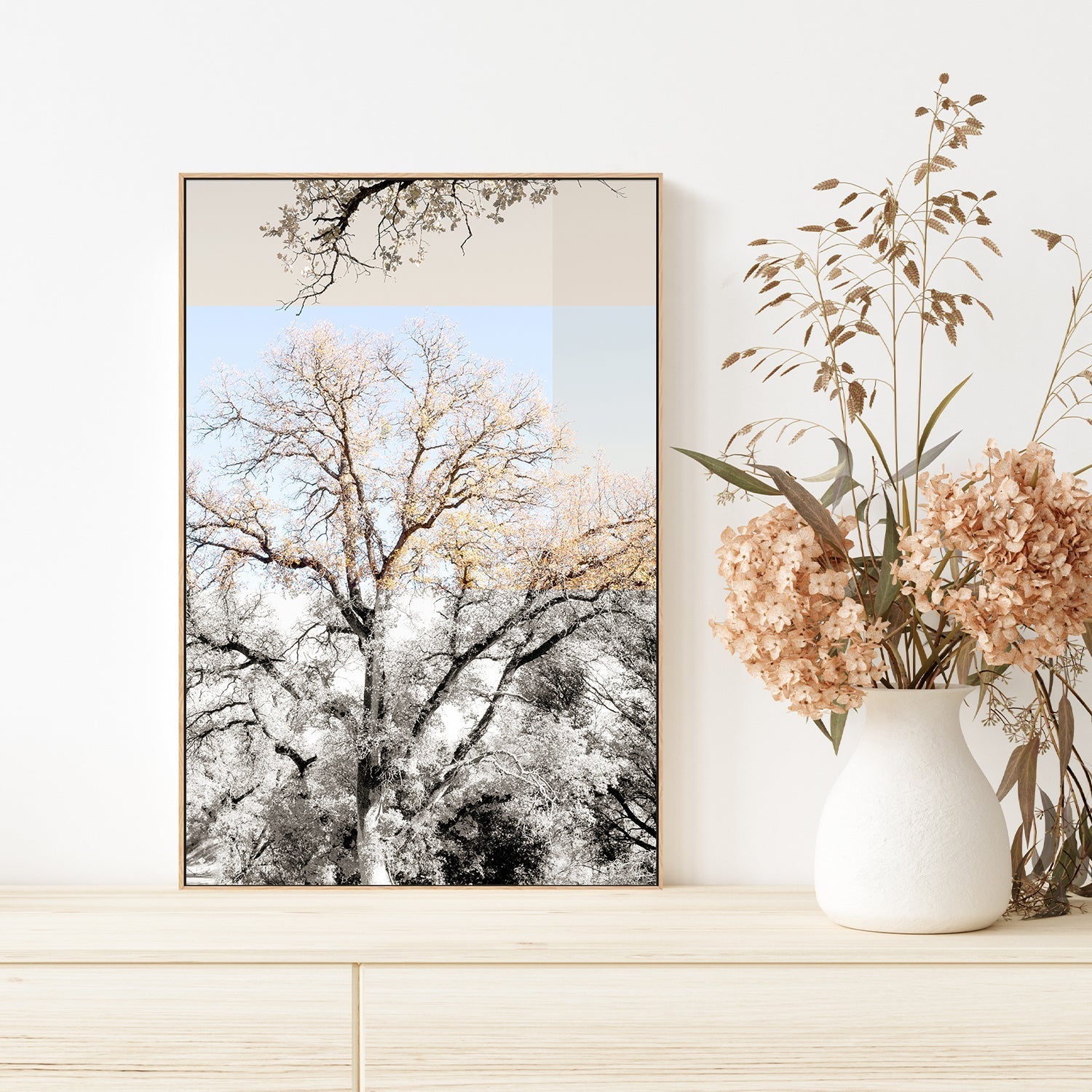 wall-art-print-canvas-poster-framed-Tree Collage, Style A , By Hope Bainbridge-8