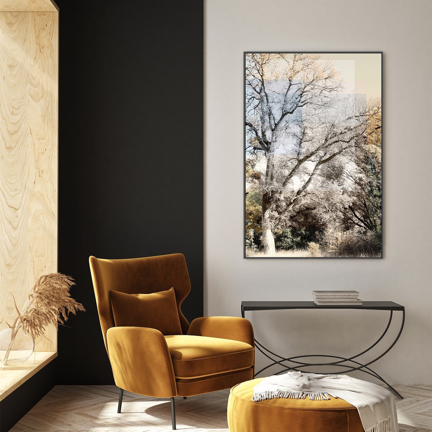 wall-art-print-canvas-poster-framed-Tree Collage, Style B , By Hope Bainbridge-7