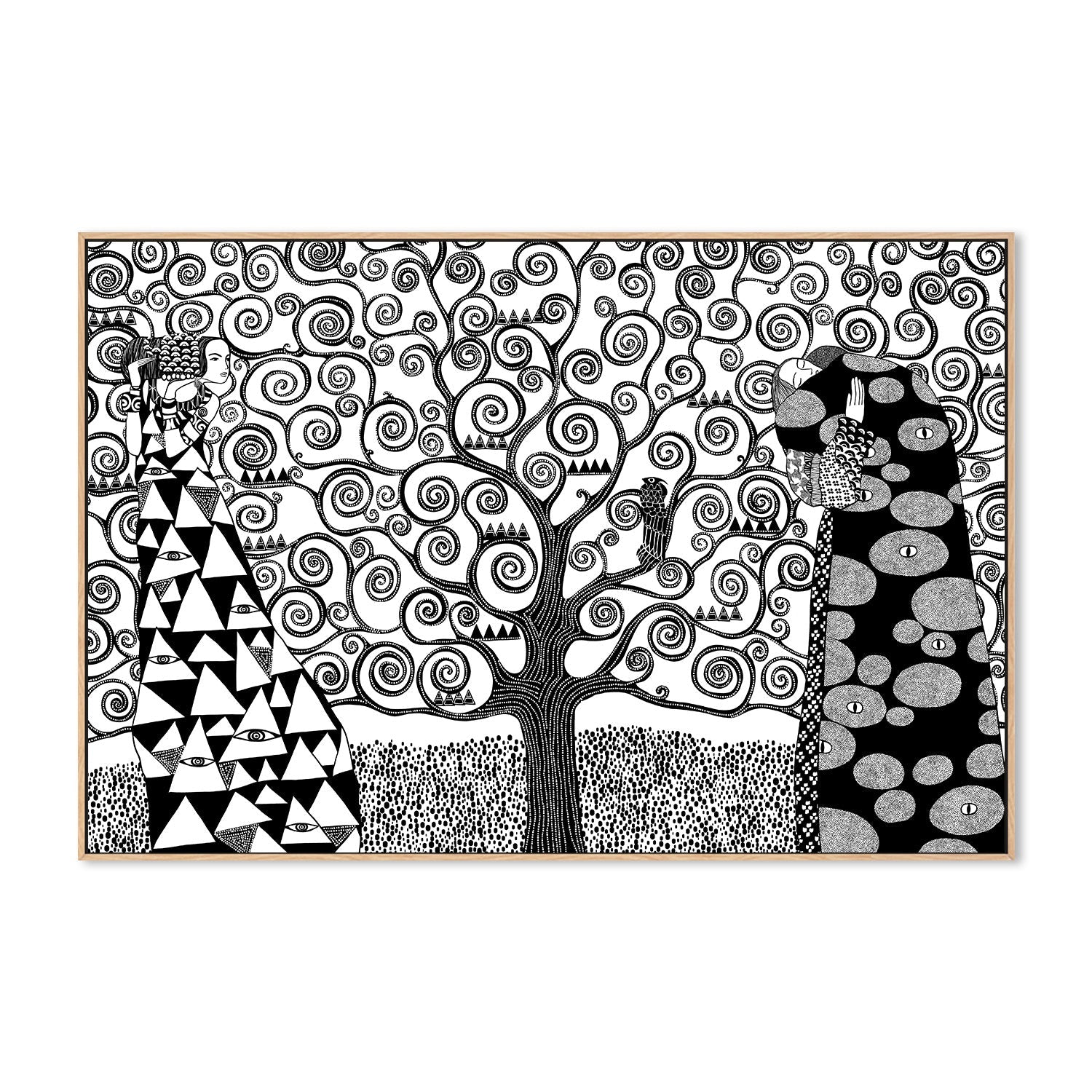 wall-art-print-canvas-poster-framed-Tree of Life-4
