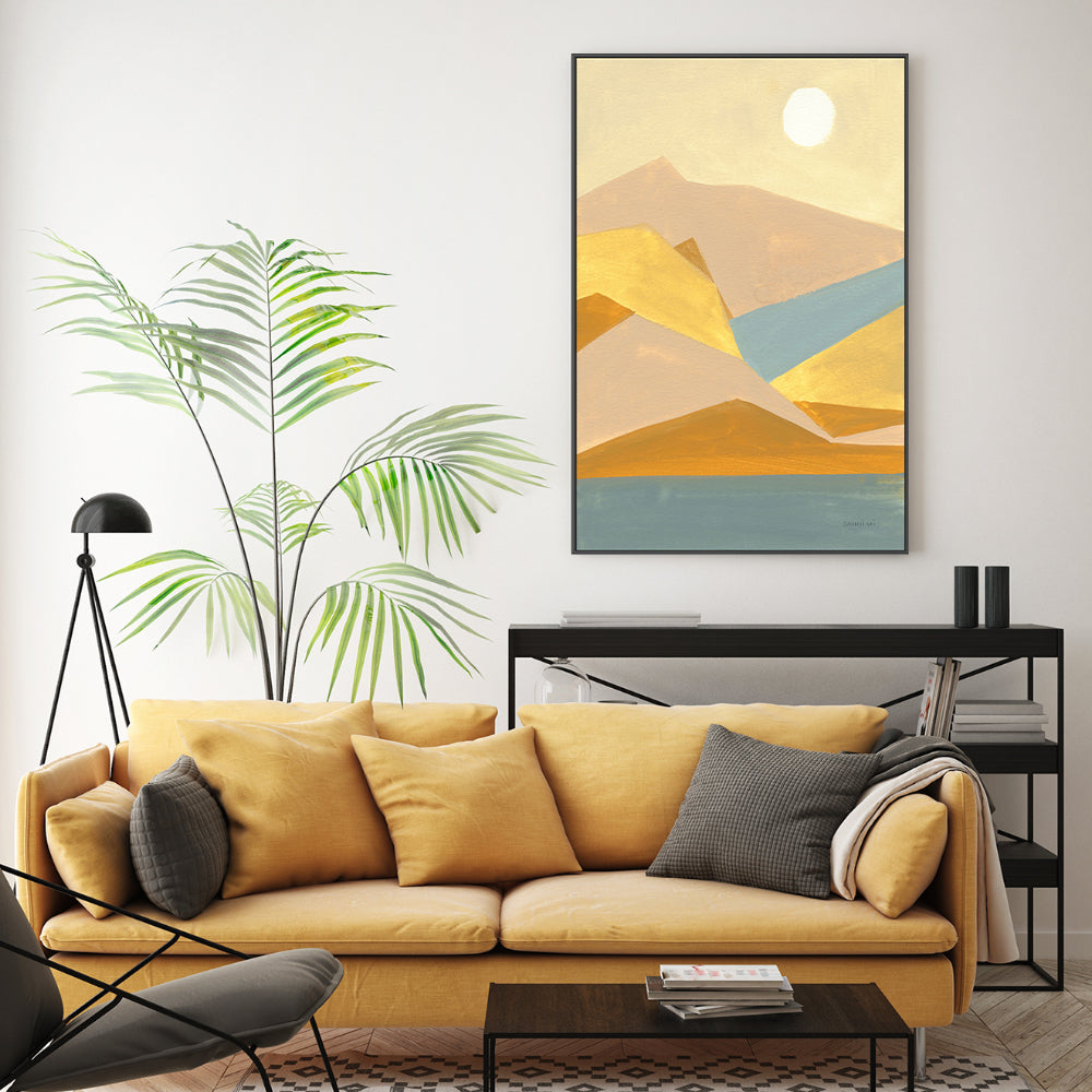 wall-art-print-canvas-poster-framed-Triangle Mountains , By Danhui Nai-GIOIA-WALL-ART