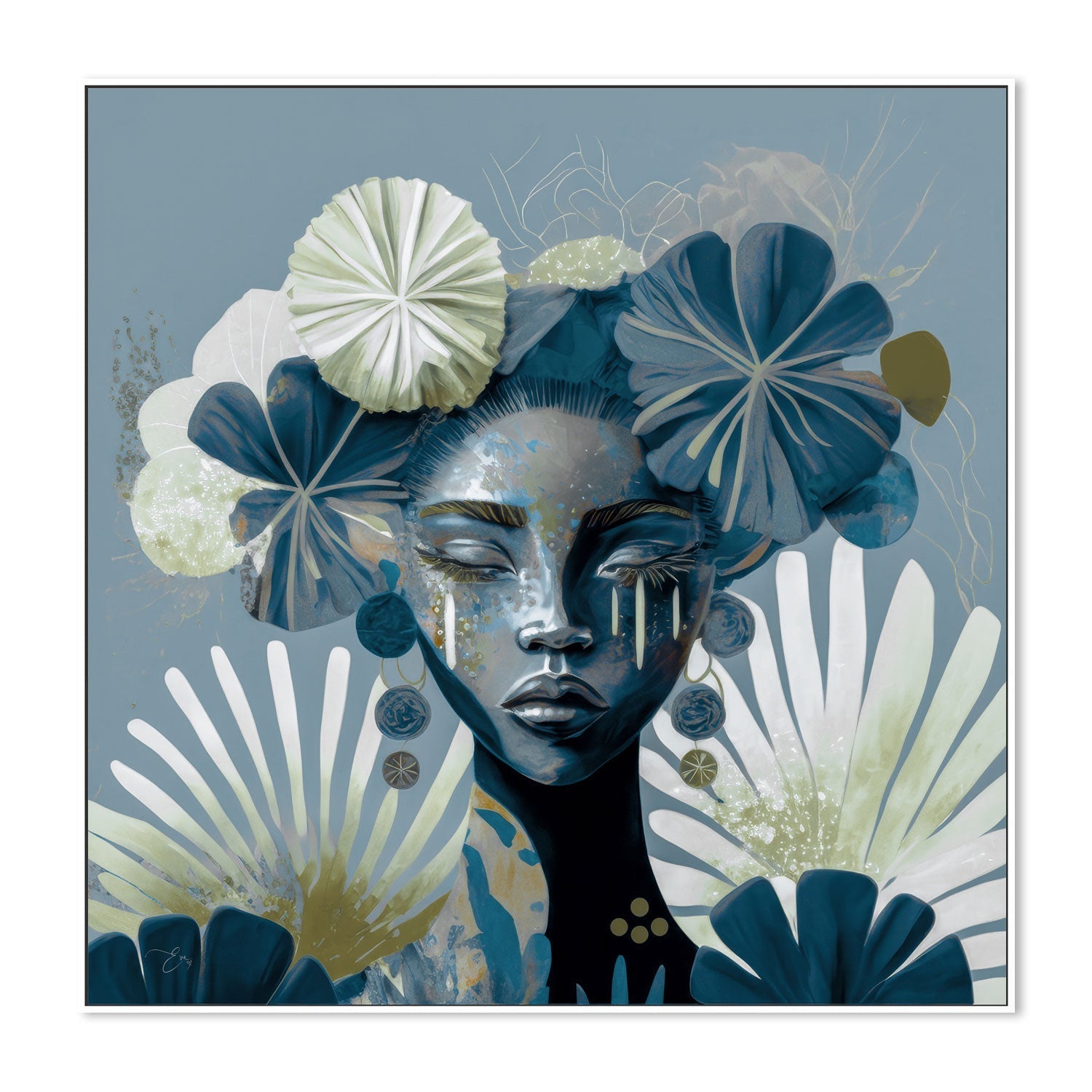 wall-art-print-canvas-poster-framed-Tribal Bokeh , By Bella Eve-5