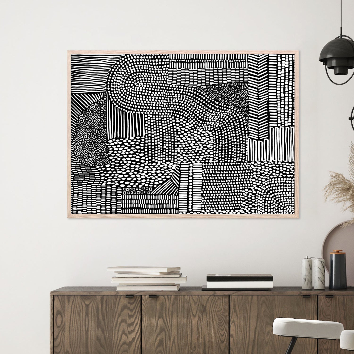 wall-art-print-canvas-poster-framed-Tribal Tapestry, Style C-2