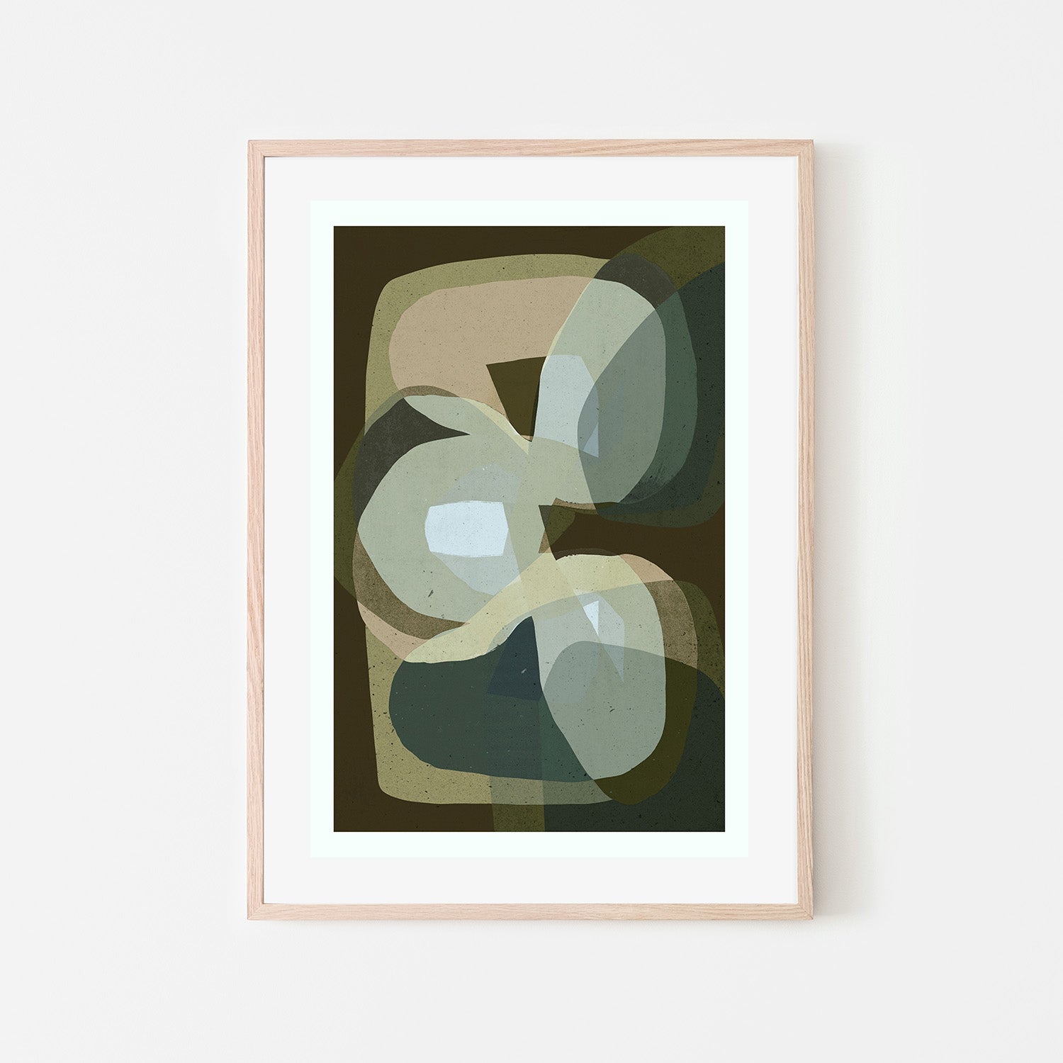 wall-art-print-canvas-poster-framed-Trio, Green-6