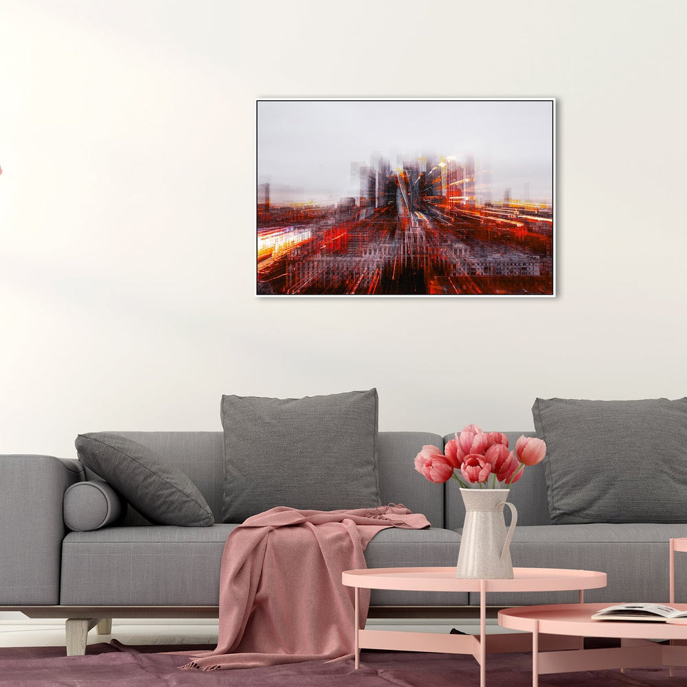 wall-art-print-canvas-poster-framed-Tron City, By Carmine Chiriaco-by-Plus X Studio-Gioia Wall Art