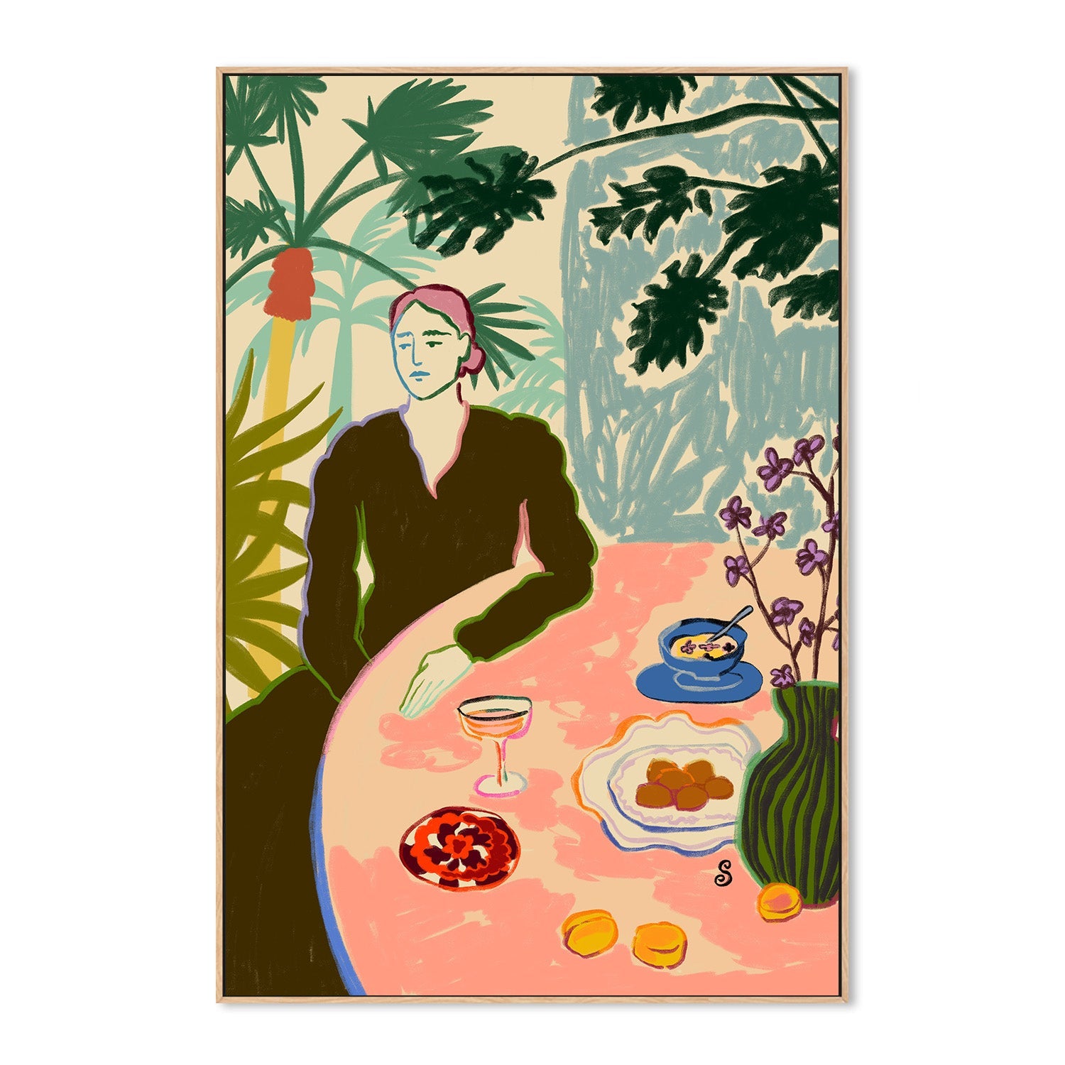 wall-art-print-canvas-poster-framed-Tropical Bunch , By Sandra Poliakov-4