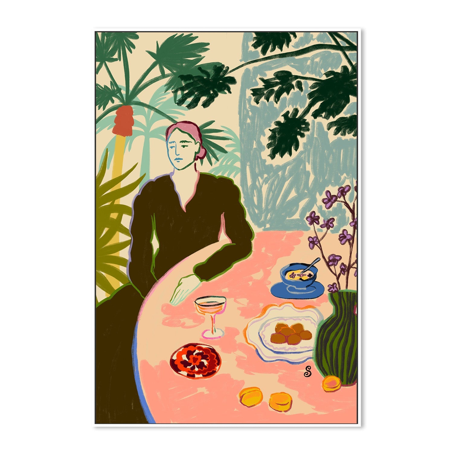 wall-art-print-canvas-poster-framed-Tropical Bunch , By Sandra Poliakov-5