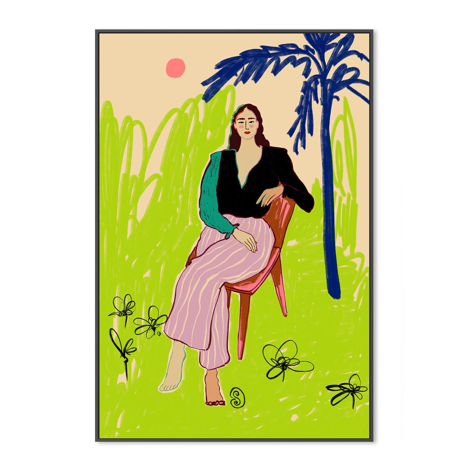 wall-art-print-canvas-poster-framed-Tropical Daydream-3