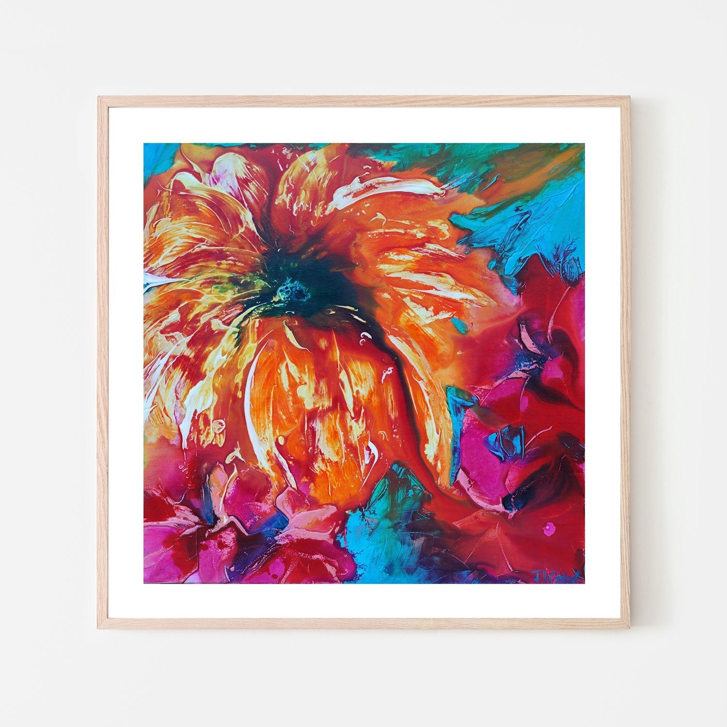 wall-art-print-canvas-poster-framed-Tropical Garden , By Françoise Wattré-6