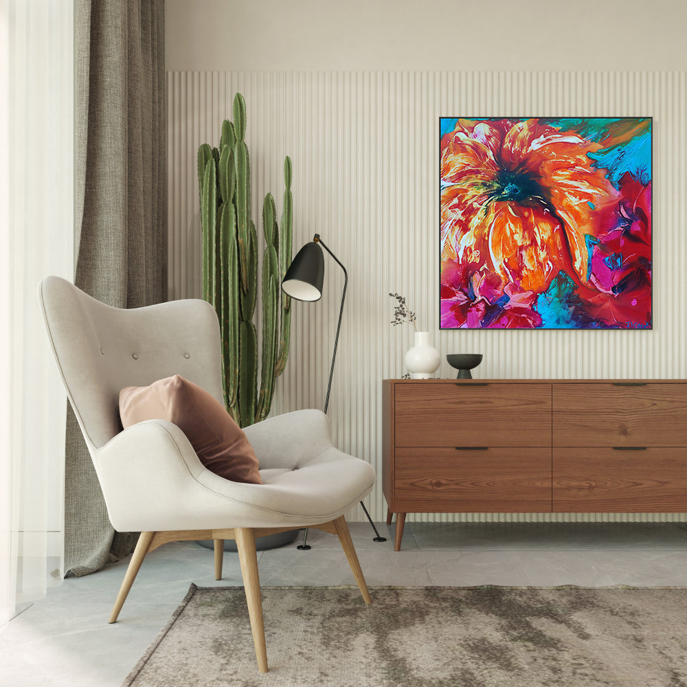 wall-art-print-canvas-poster-framed-Tropical Garden , By Françoise Wattré-7