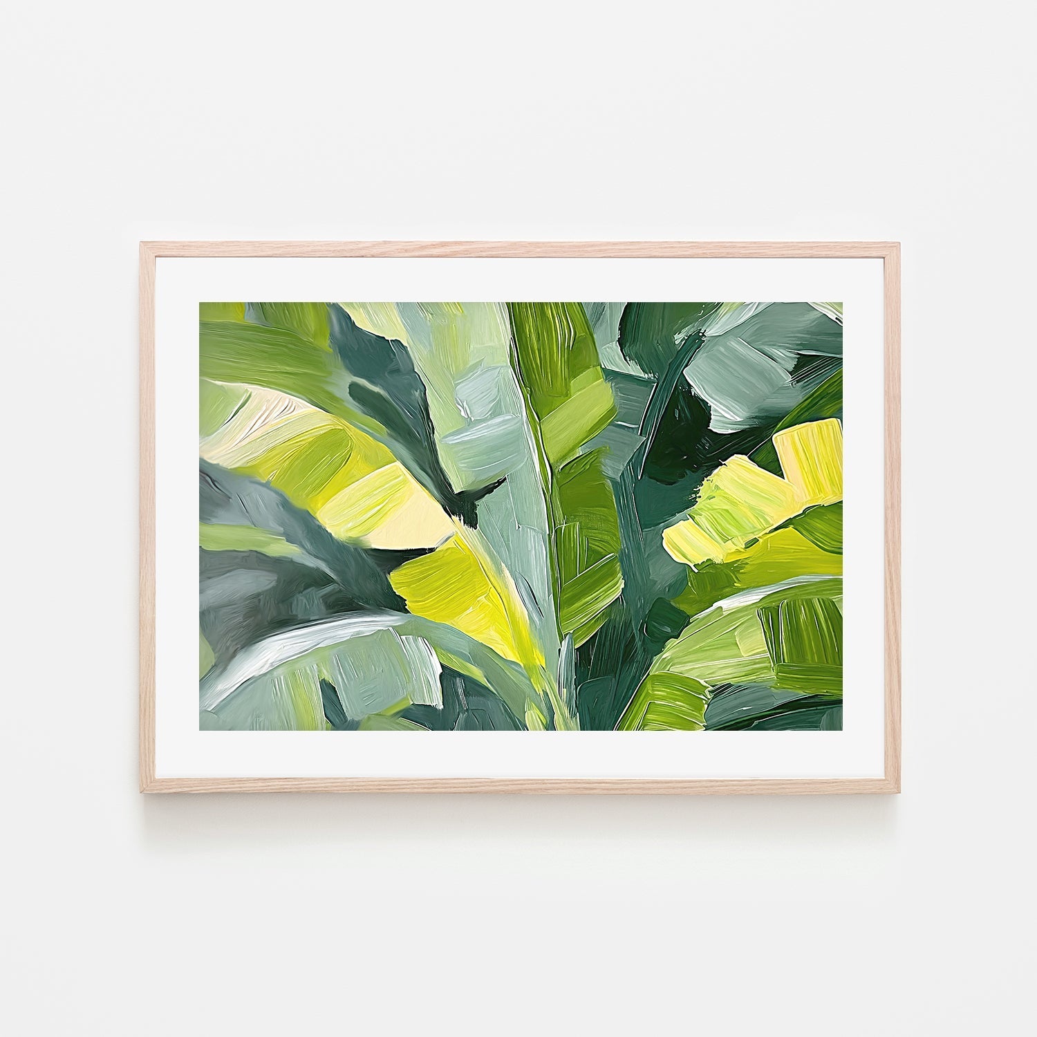 wall-art-print-canvas-poster-framed-Tropical Leaves , Style C , By Accent Art Studio-6