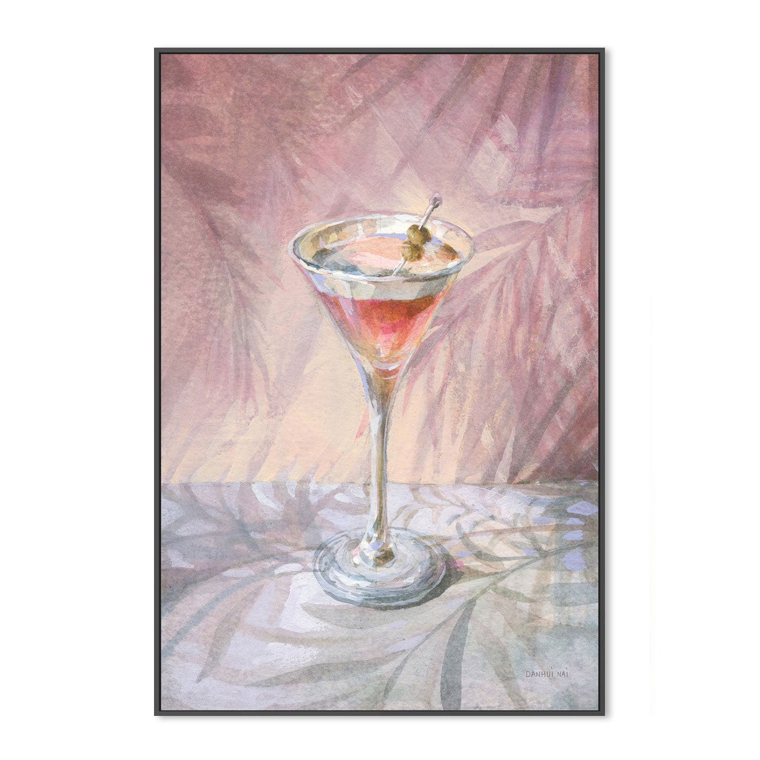 wall-art-print-canvas-poster-framed-Tropical Martini , By Danhui Nai-GIOIA-WALL-ART