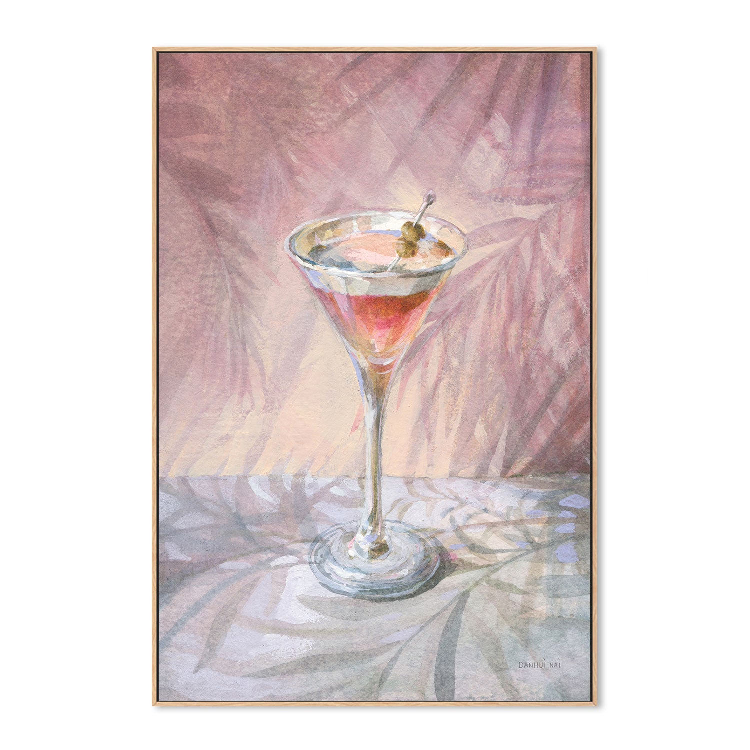 wall-art-print-canvas-poster-framed-Tropical Martini , By Danhui Nai-GIOIA-WALL-ART