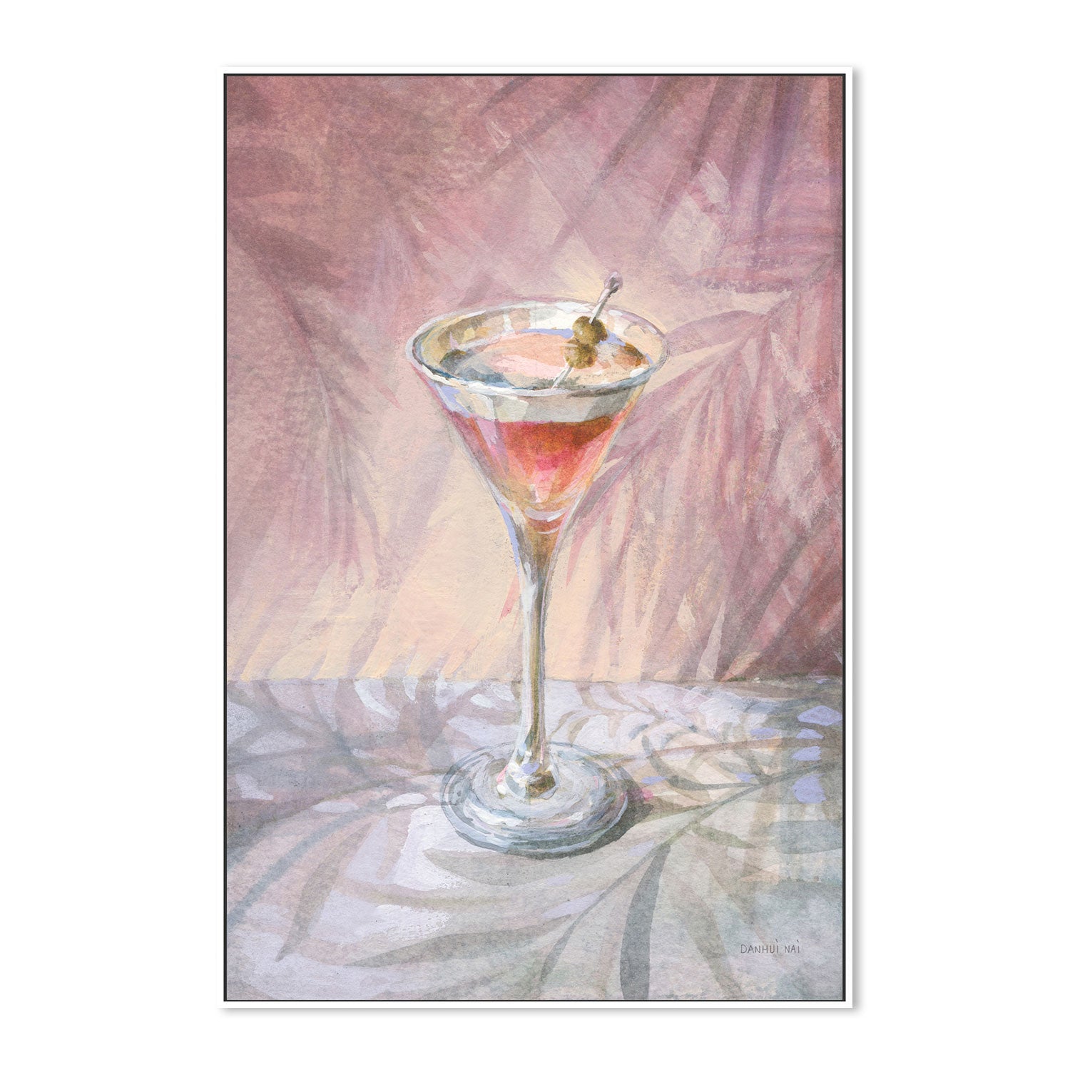 wall-art-print-canvas-poster-framed-Tropical Martini , By Danhui Nai-GIOIA-WALL-ART