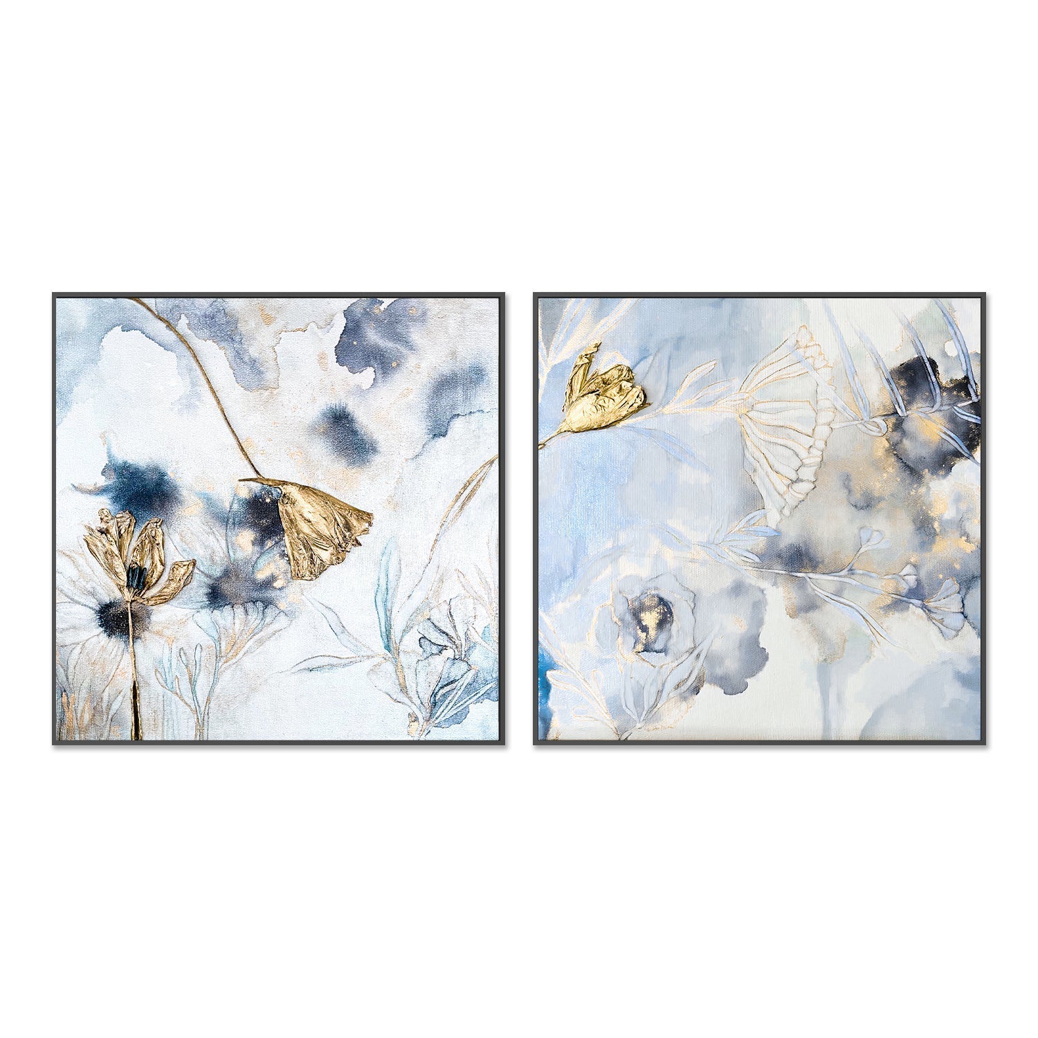 wall-art-print-canvas-poster-framed-Tumbling TTE, Set Of 2 , By Mishel Schwartz-GIOIA-WALL-ART