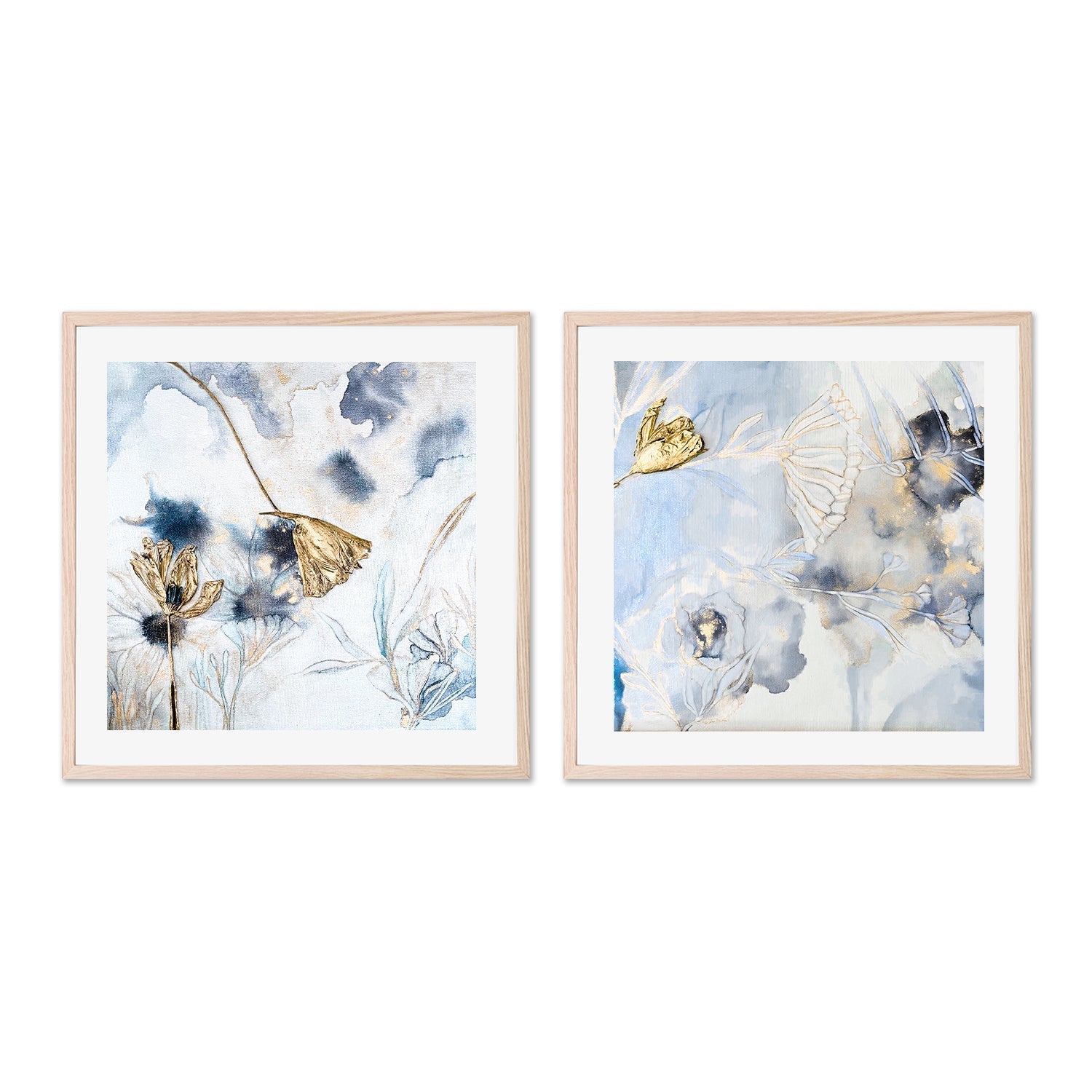 wall-art-print-canvas-poster-framed-Tumbling TTE, Set Of 2 , By Mishel Schwartz-GIOIA-WALL-ART