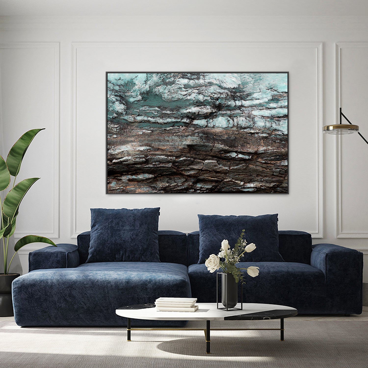 wall-art-print-canvas-poster-framed-Turquoise Unfolding-9