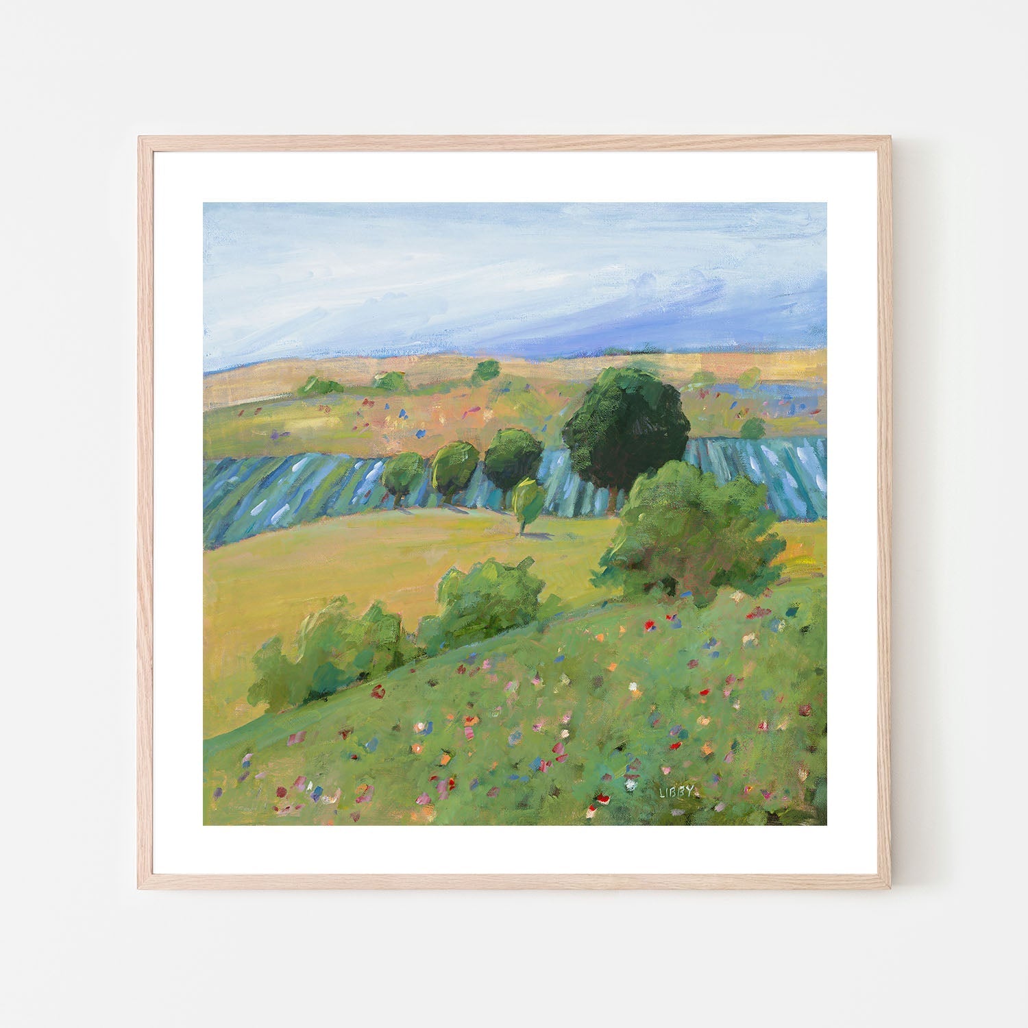 wall-art-print-canvas-poster-framed-Tuscan View , By Libby Anderson-6