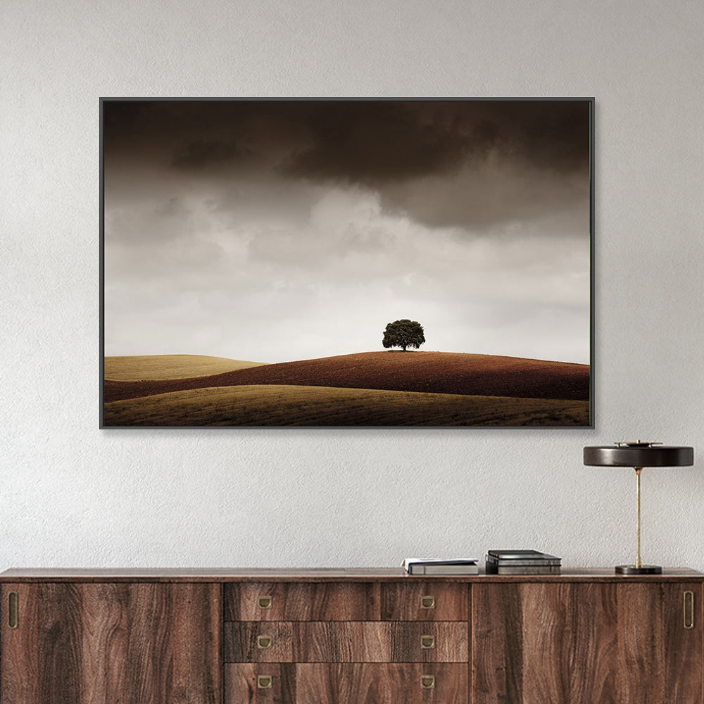 wall-art-print-canvas-poster-framed-Tuve Que Pararme Al Verla, by Alberto Merchán-by-Plus X Studio-Gioia Wall Art