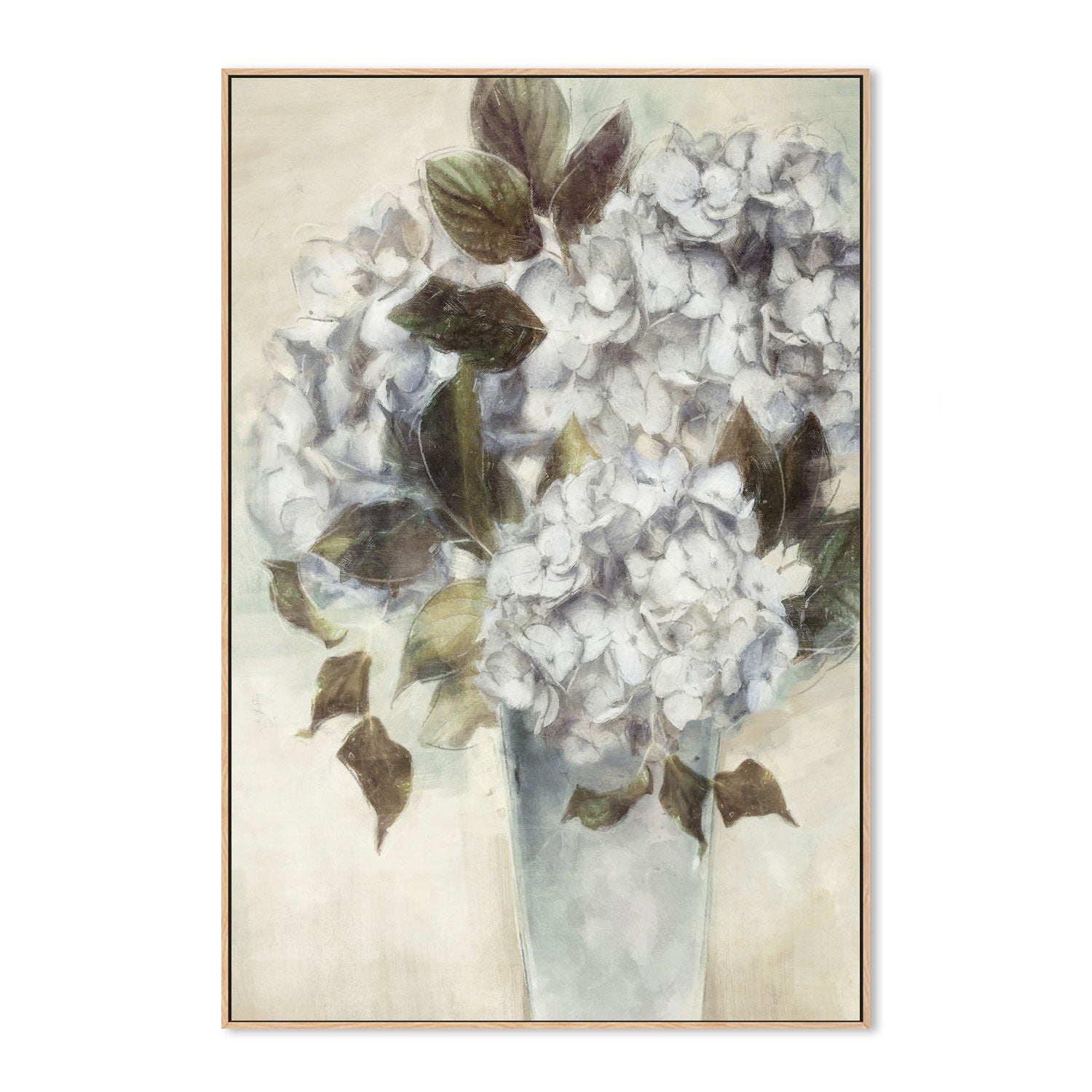 wall-art-print-canvas-poster-framed-Twilight Hydrangea, Style A , By Nina Blue-4