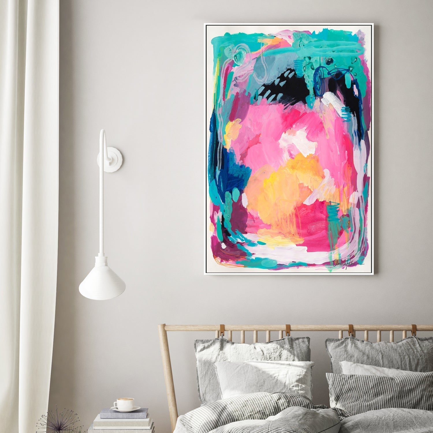 wall-art-print-canvas-poster-framed-Ubud Market, Style B , By Amira Rahim-GIOIA-WALL-ART