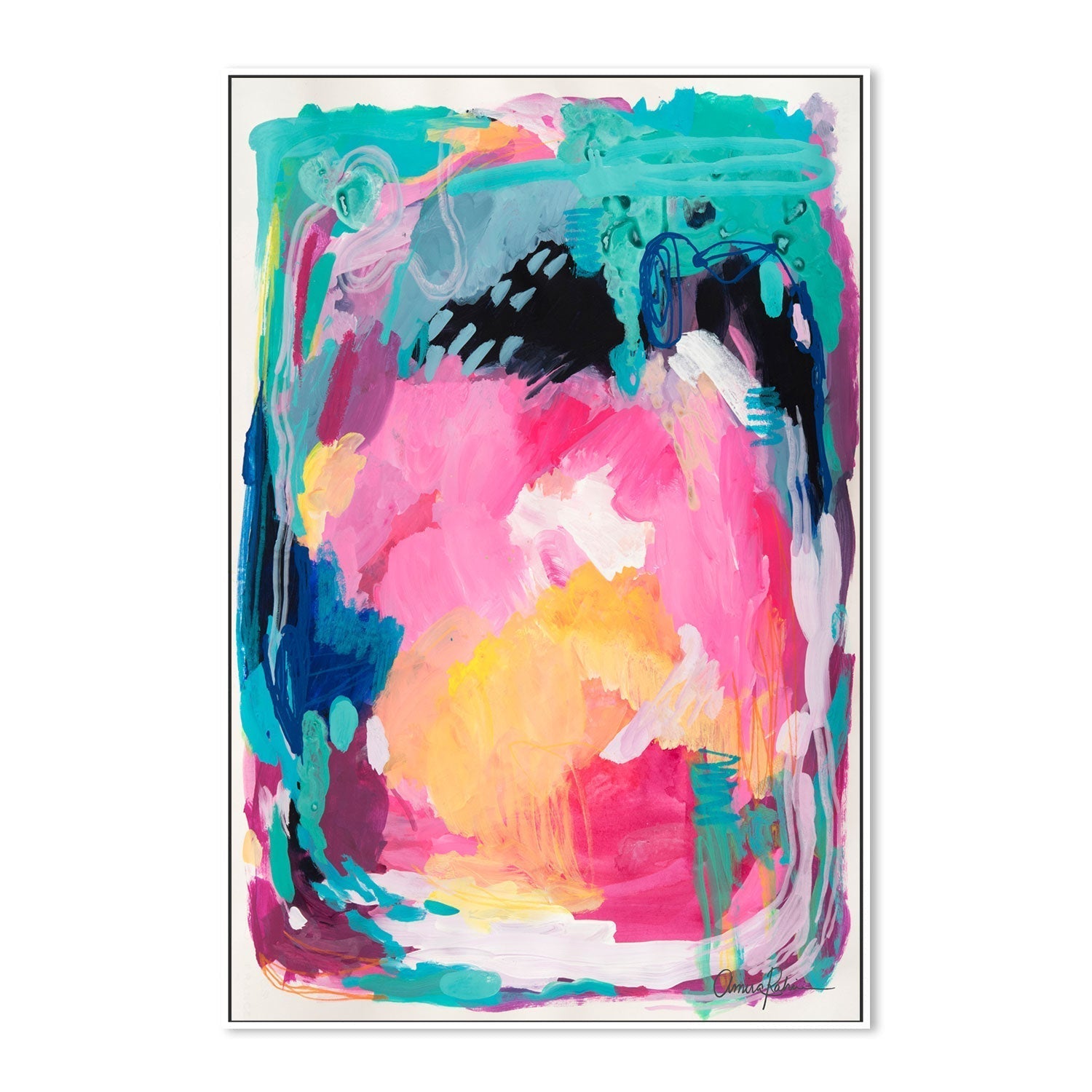 wall-art-print-canvas-poster-framed-Ubud Market, Style B , By Amira Rahim-GIOIA-WALL-ART