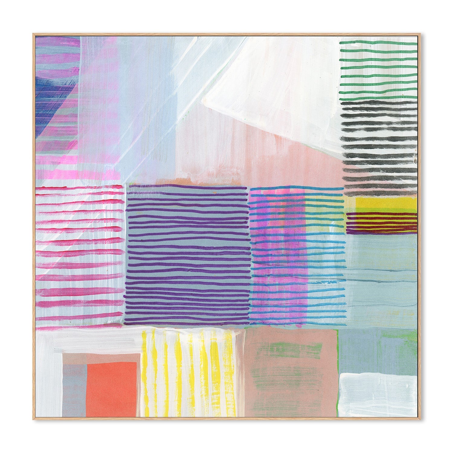 wall-art-print-canvas-poster-framed-Un Dessin Abstracte, Style A-4