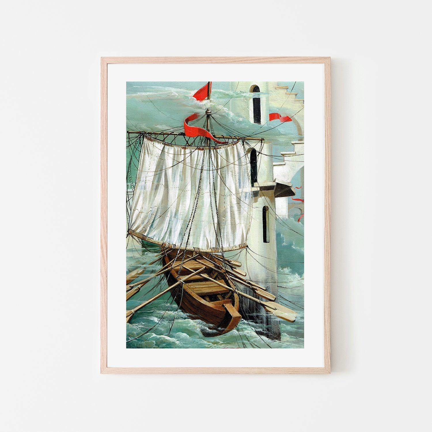 wall-art-print-canvas-poster-framed-Una Parade En El Tiempo (A Stop In Time) , By Olena Kosenko-6