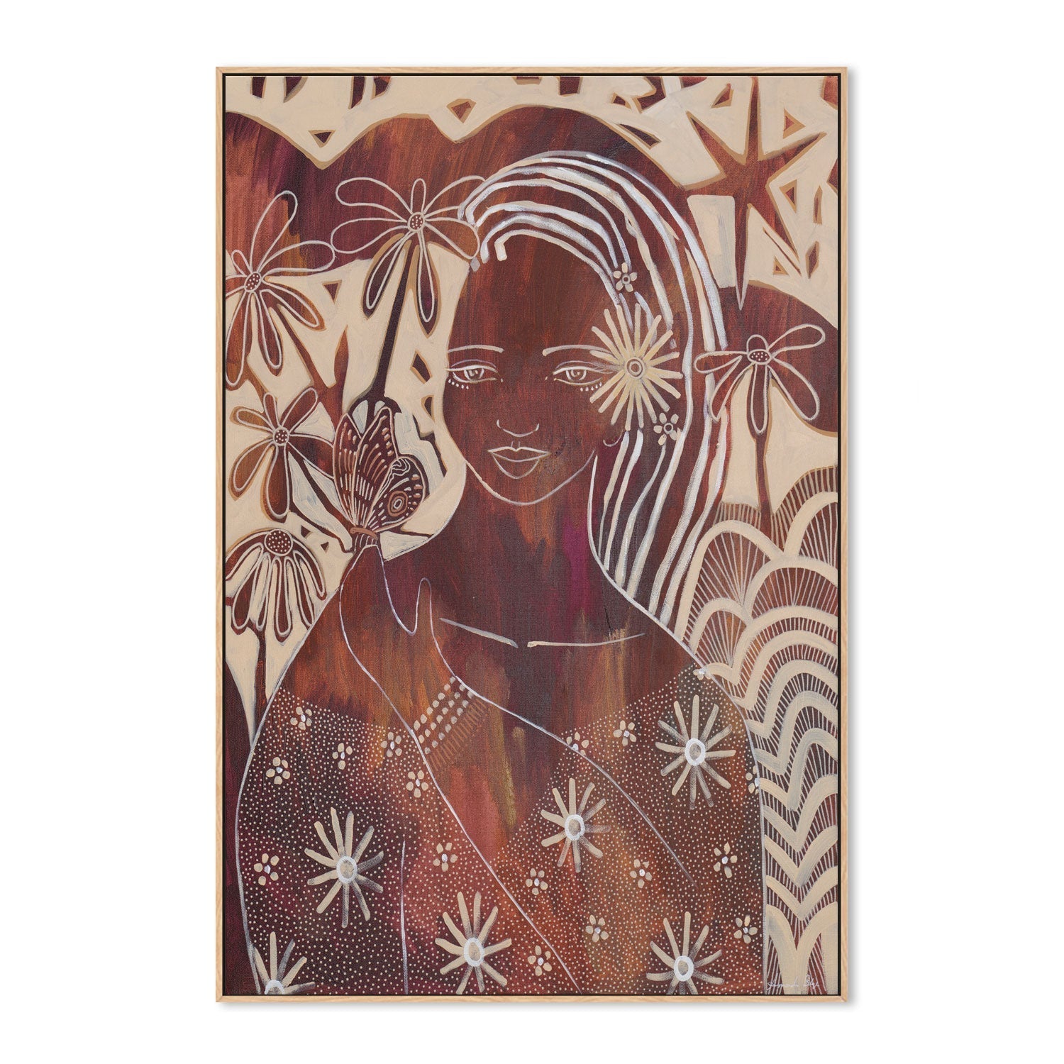 wall-art-print-canvas-poster-framed-Unbreakable Bond, Style B, Garnet , By Amanda Skye-4
