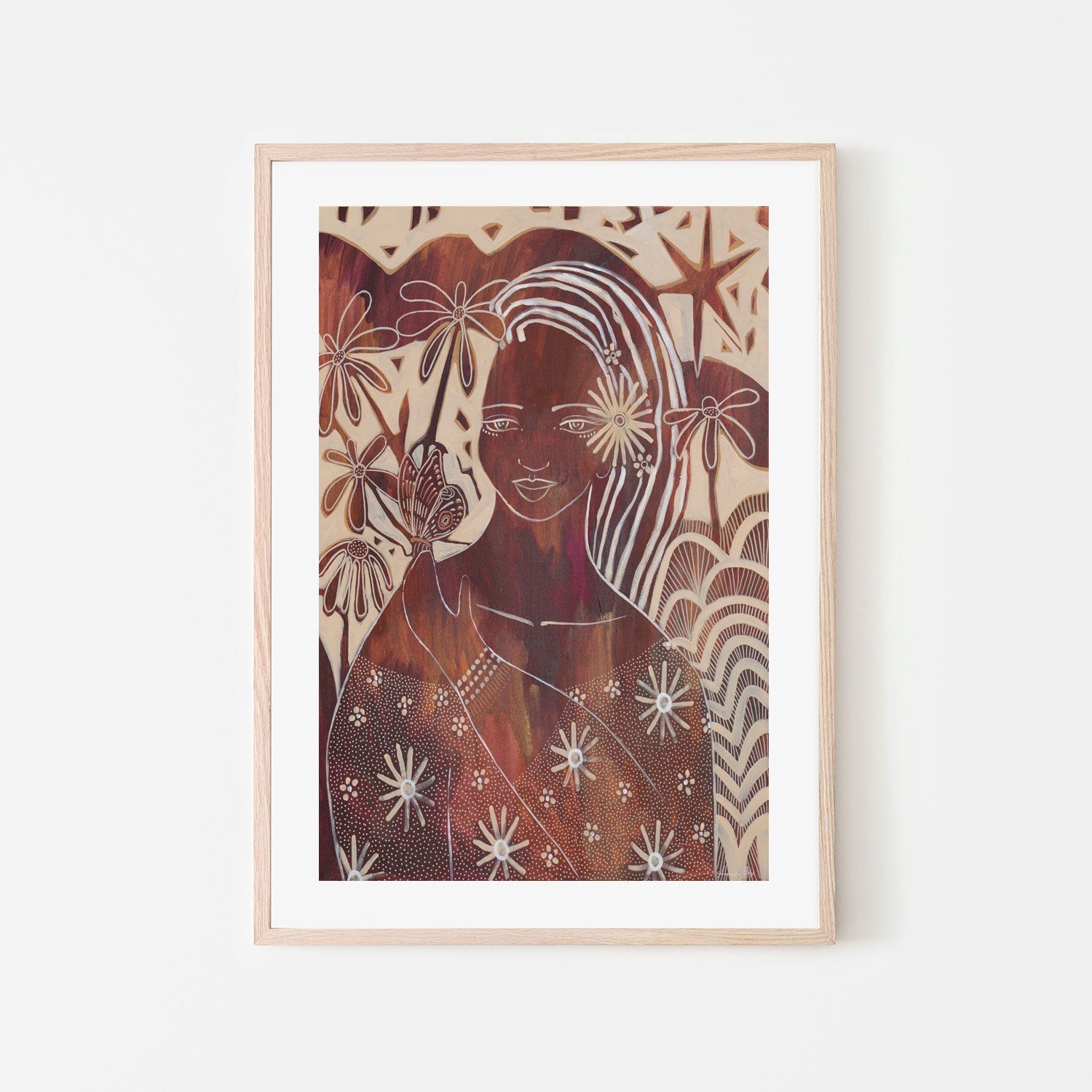 wall-art-print-canvas-poster-framed-Unbreakable Bond, Style B, Garnet , By Amanda Skye-6