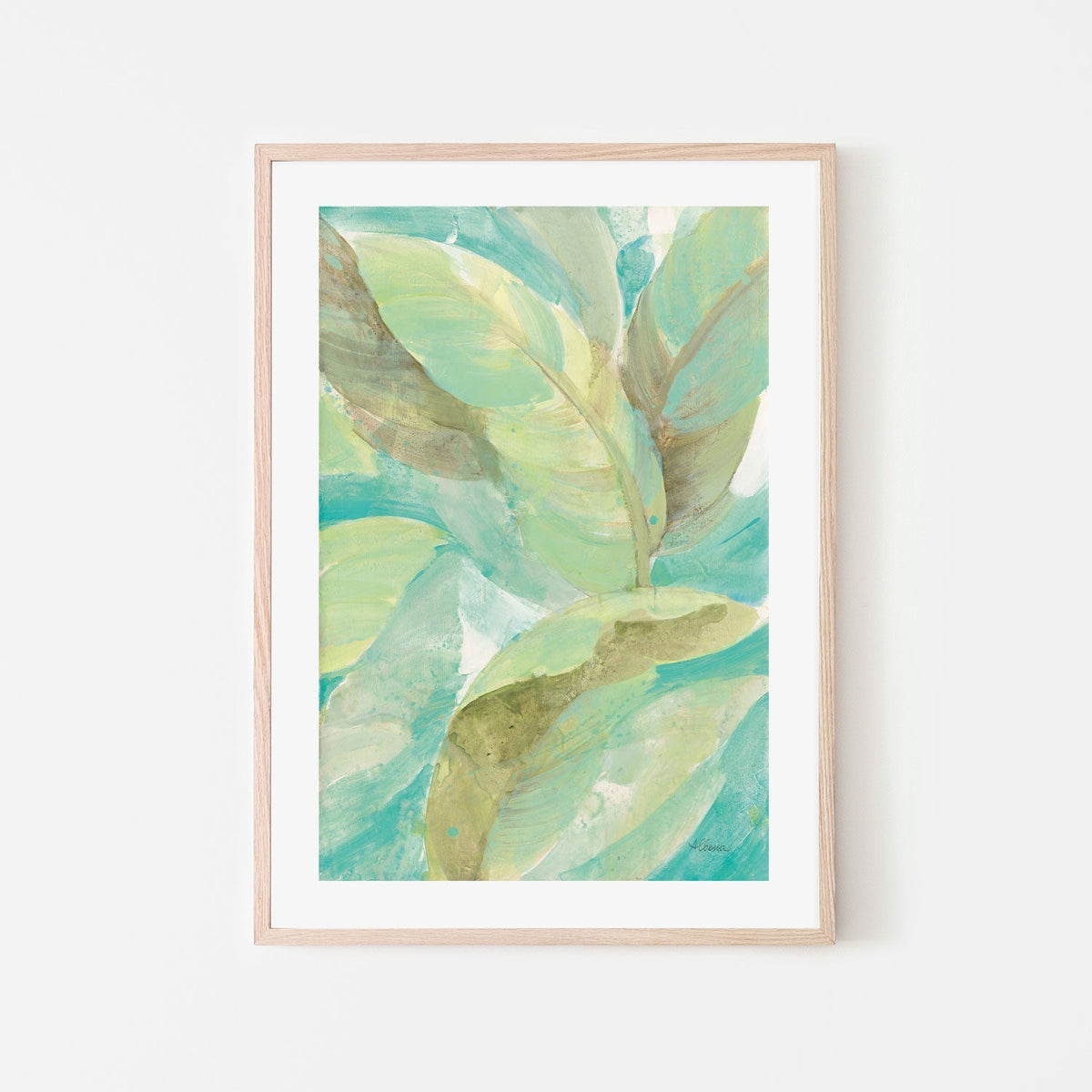 wall-art-print-canvas-poster-framed-Under the Palms, Style B , By Albena Hristova-GIOIA-WALL-ART