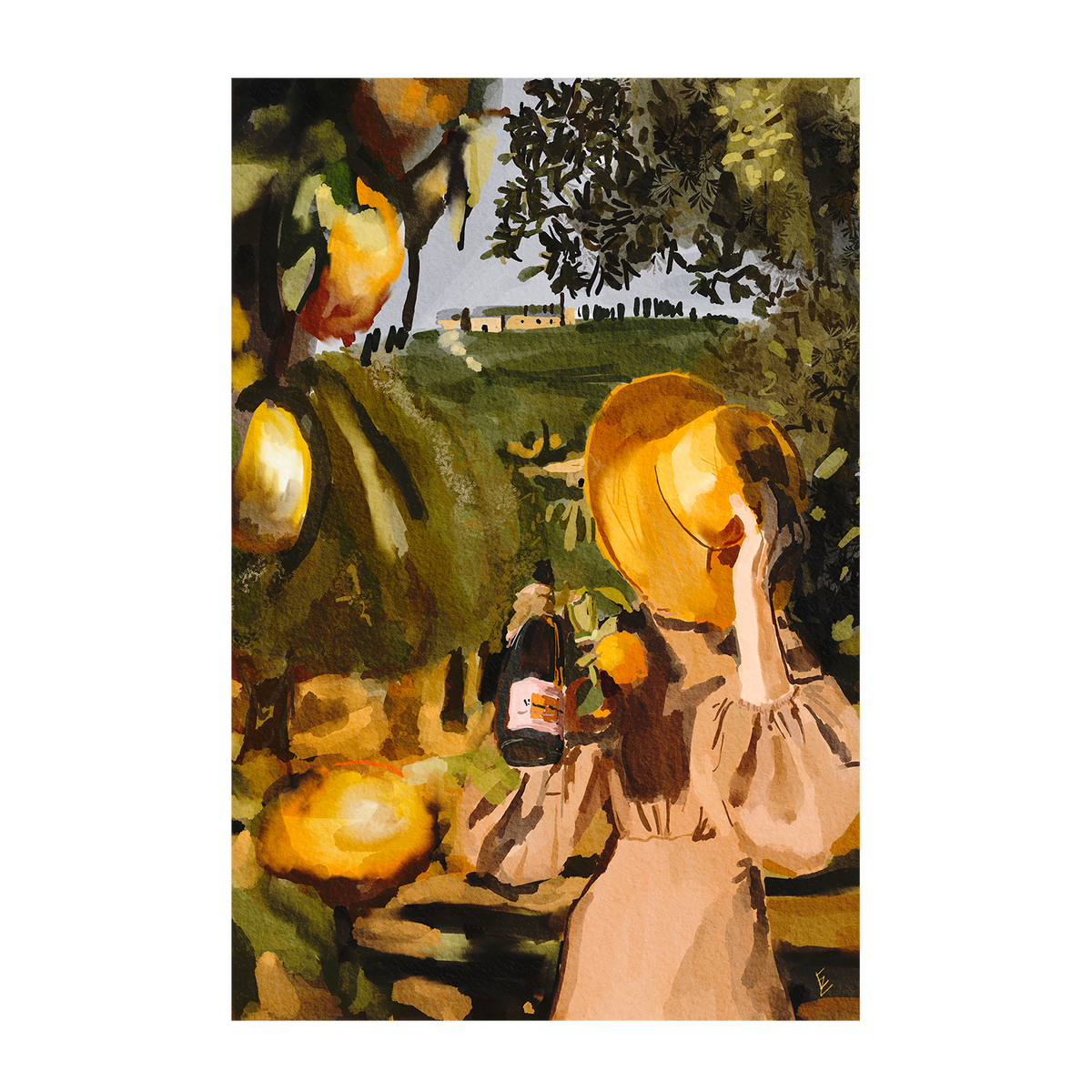 Under The Tuscan Sun|Canvas Print Poster Wall Art | By Ekaterina