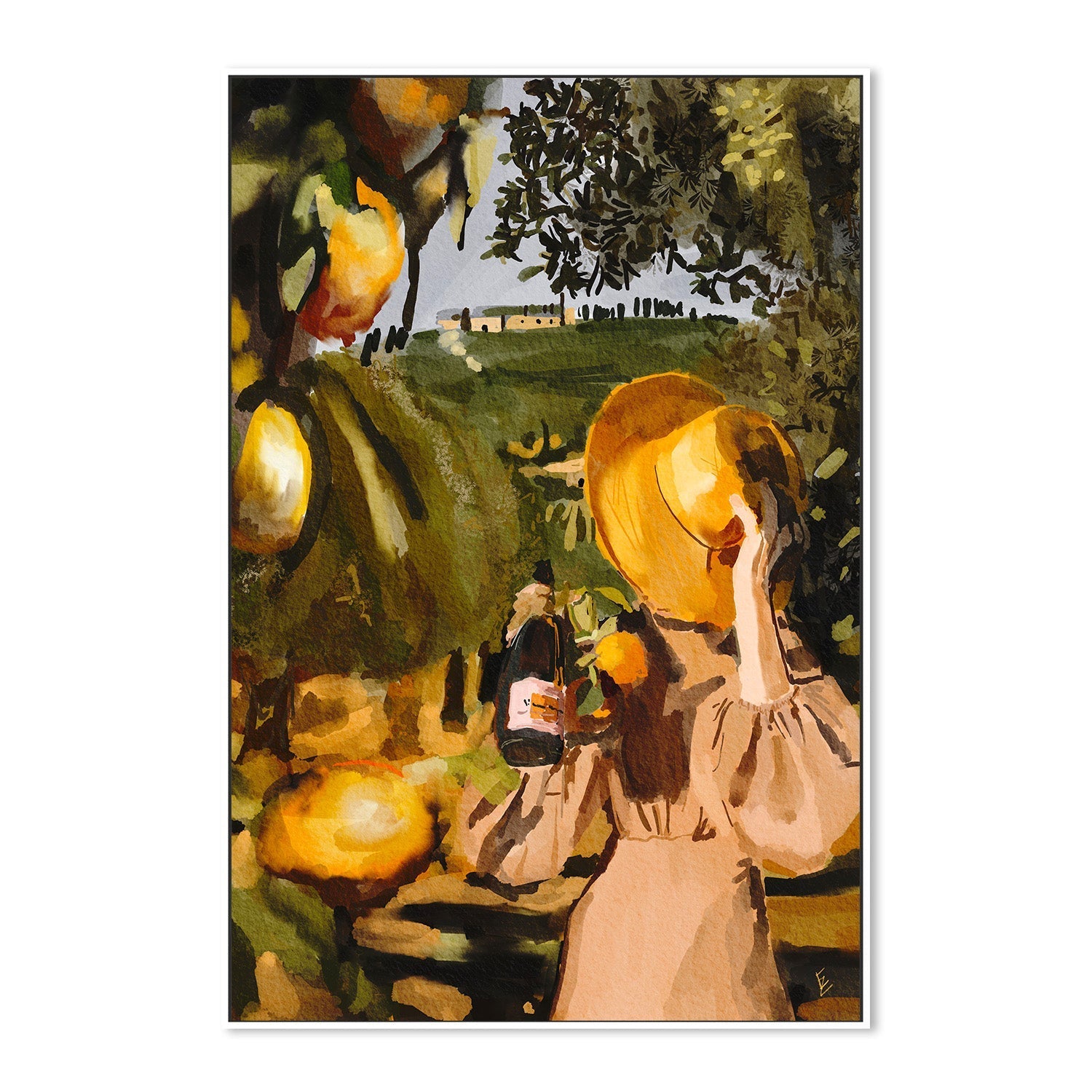 wall-art-print-canvas-poster-framed-Under The Tuscan Sun , By Ekaterina Zagorska-5