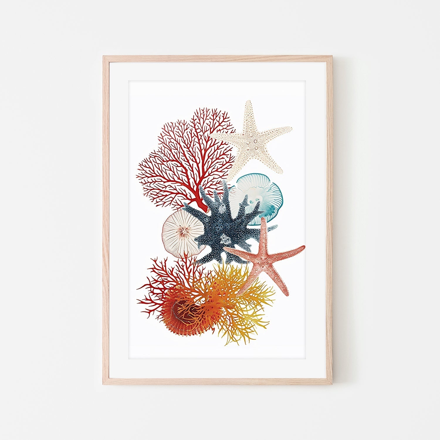 wall-art-print-canvas-poster-framed-Undersea Creatures , Style A , By Accent Art Studio-6