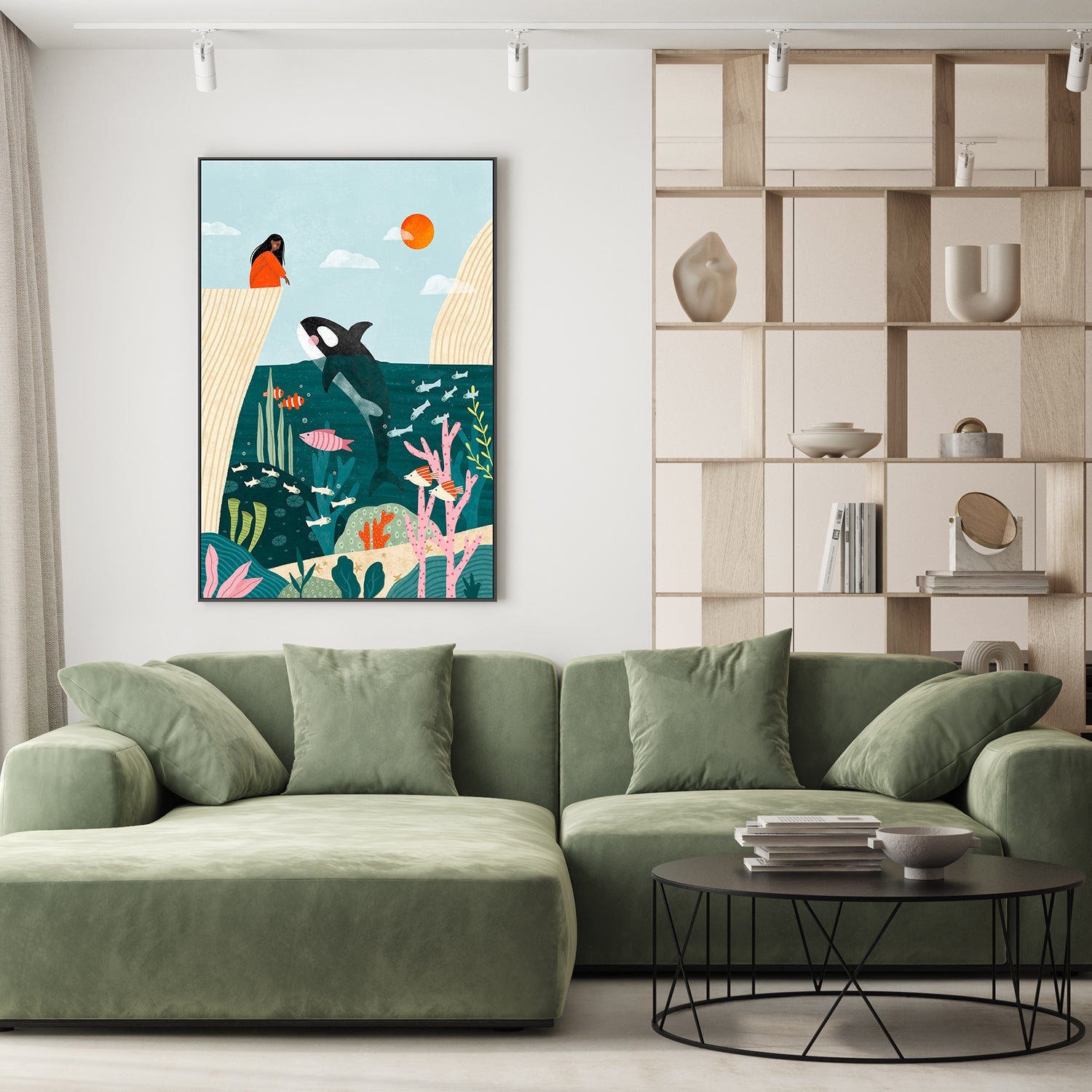 wall-art-print-canvas-poster-framed-Underwater Scene-7