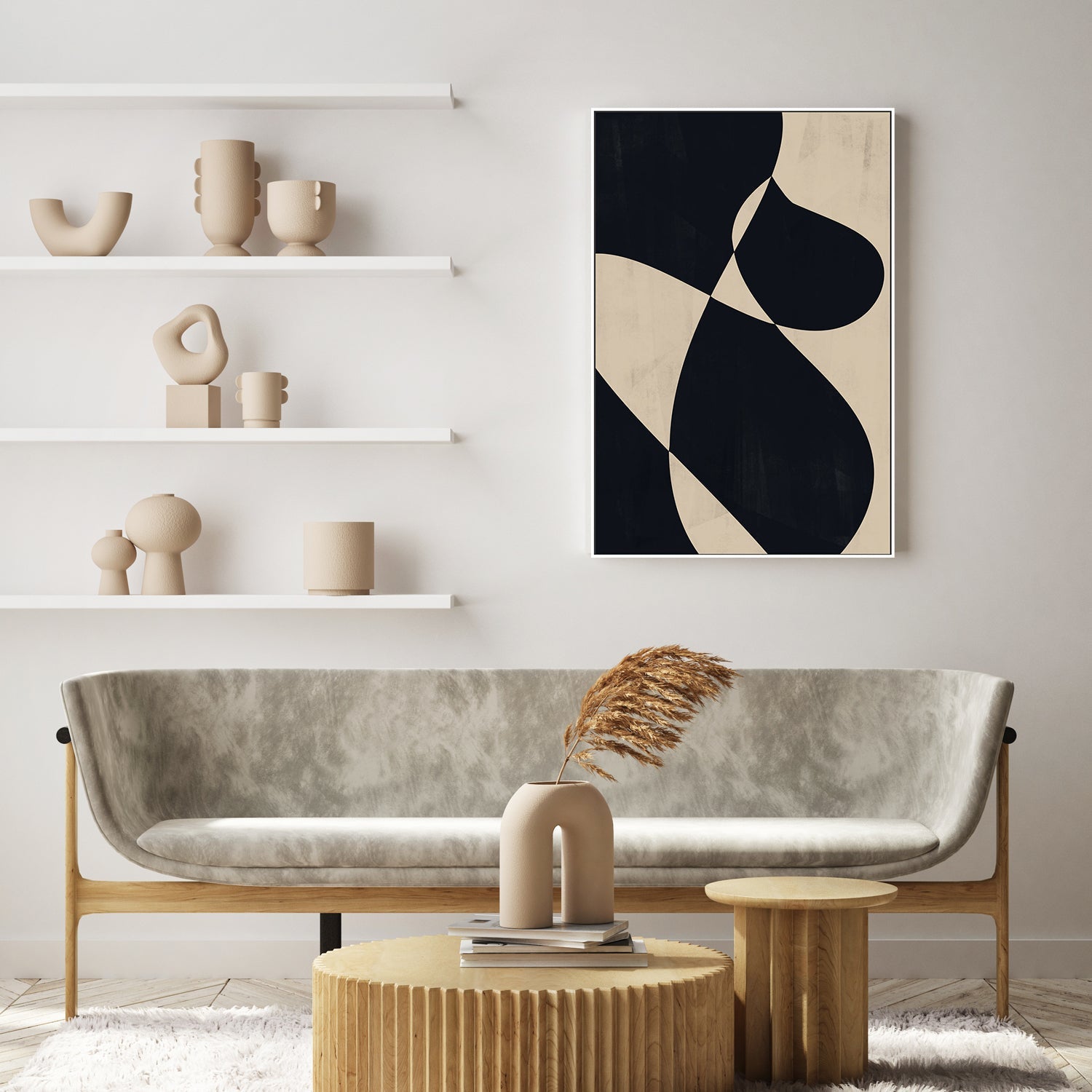 wall-art-print-canvas-poster-framed-Undulations, Style A , By Danushka Abeygoda-GIOIA-WALL-ART