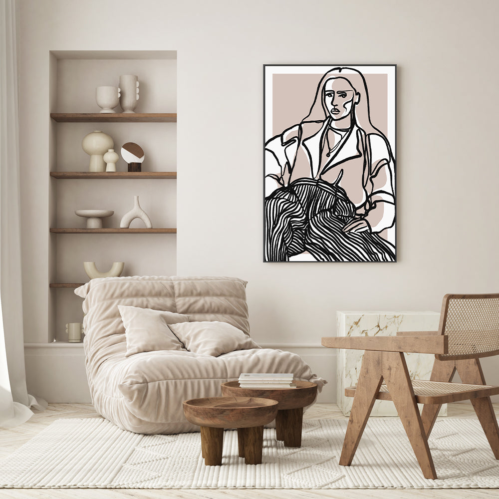 wall-art-print-canvas-poster-framed-Unenthused , By Treechild-GIOIA-WALL-ART
