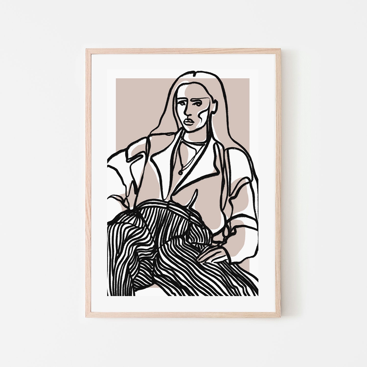 wall-art-print-canvas-poster-framed-Unenthused , By Treechild-GIOIA-WALL-ART
