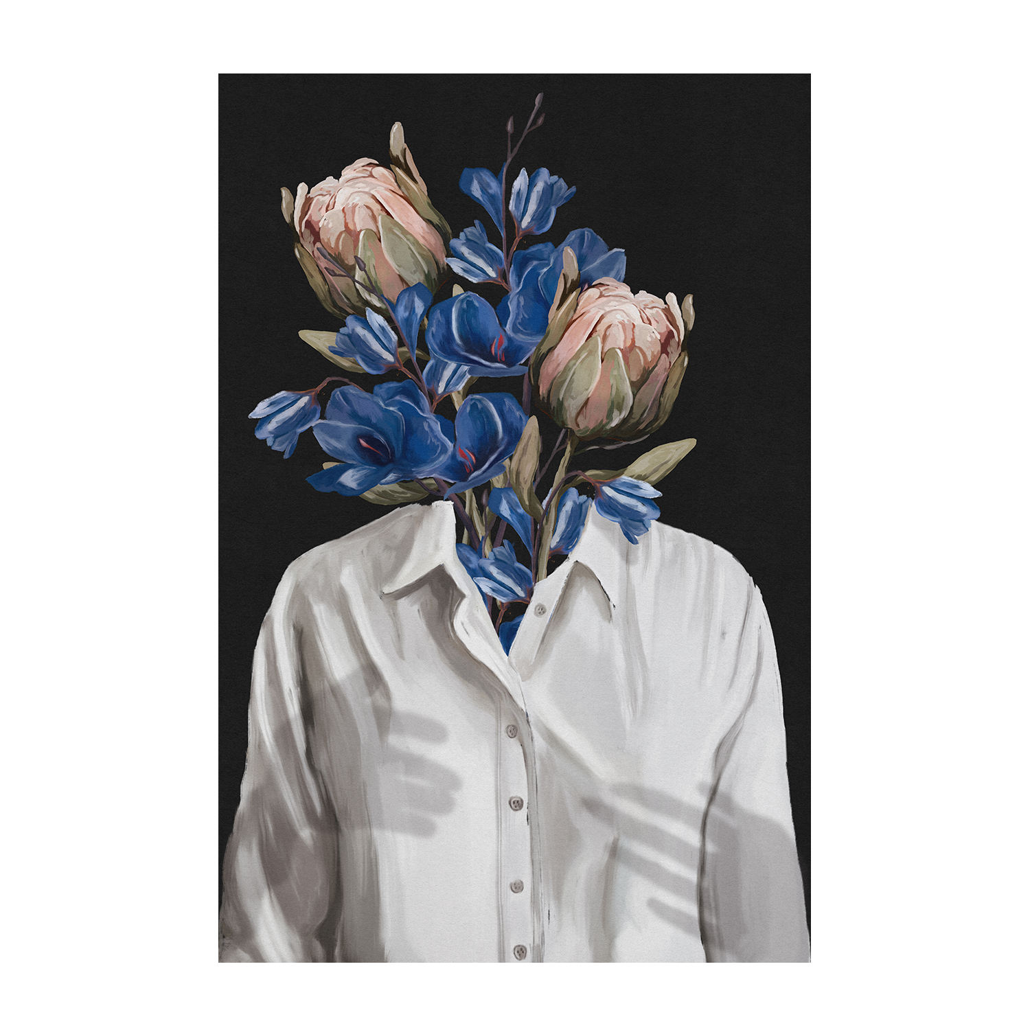 wall-art-print-canvas-poster-framed-Unknown Longing, Style C & D, Set of 2 , By Gabriella Roberg-7