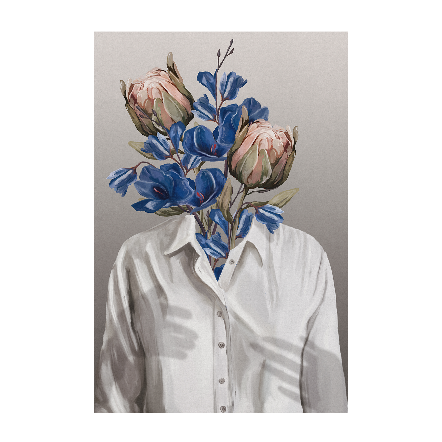 wall-art-print-canvas-poster-framed-Unknown Longing, Style C & D, Set of 2 , By Gabriella Roberg-8