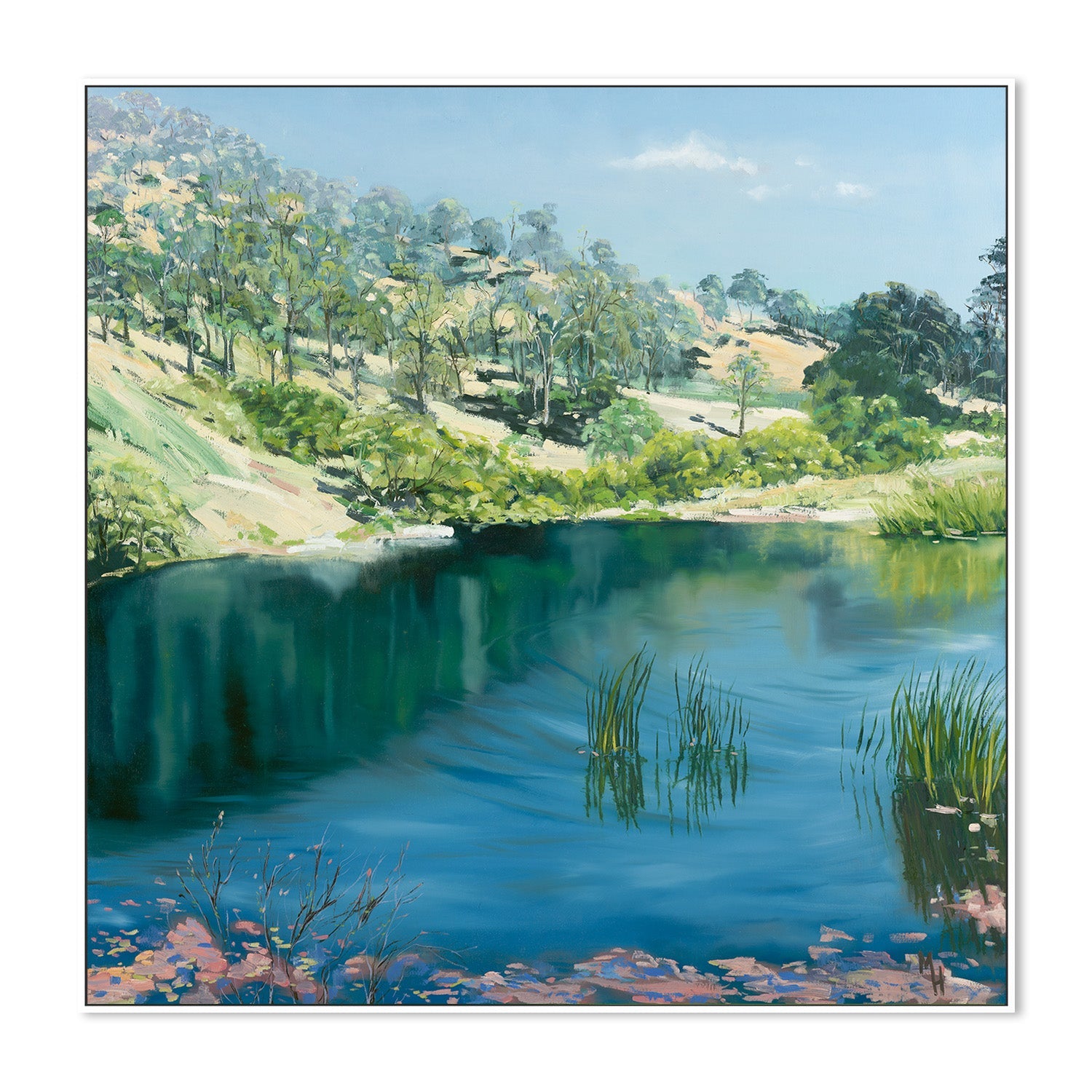 wall-art-print-canvas-poster-framed-Upper Reaches of the Brisbane-5