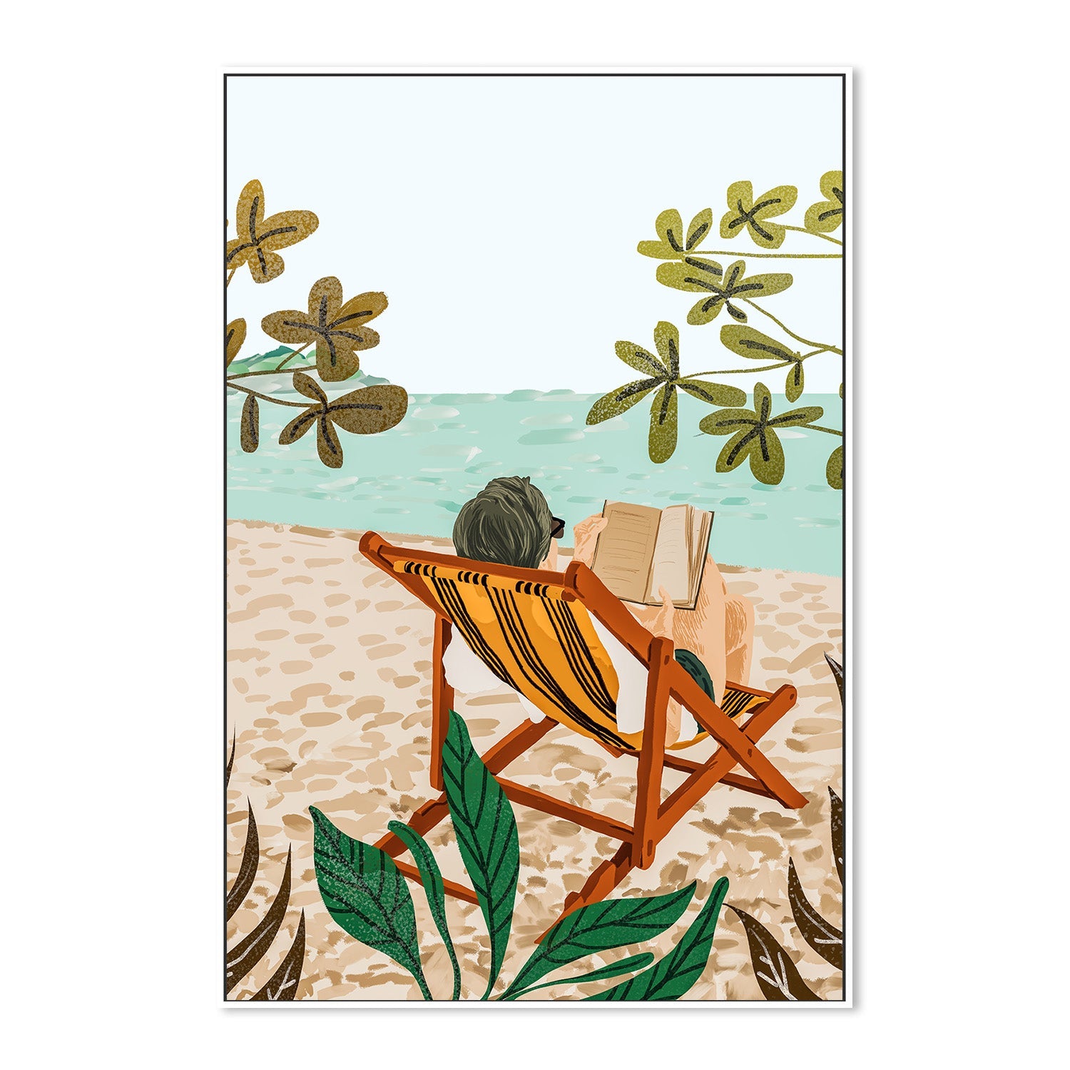 wall-art-print-canvas-poster-framed-Vacay Book Club-5