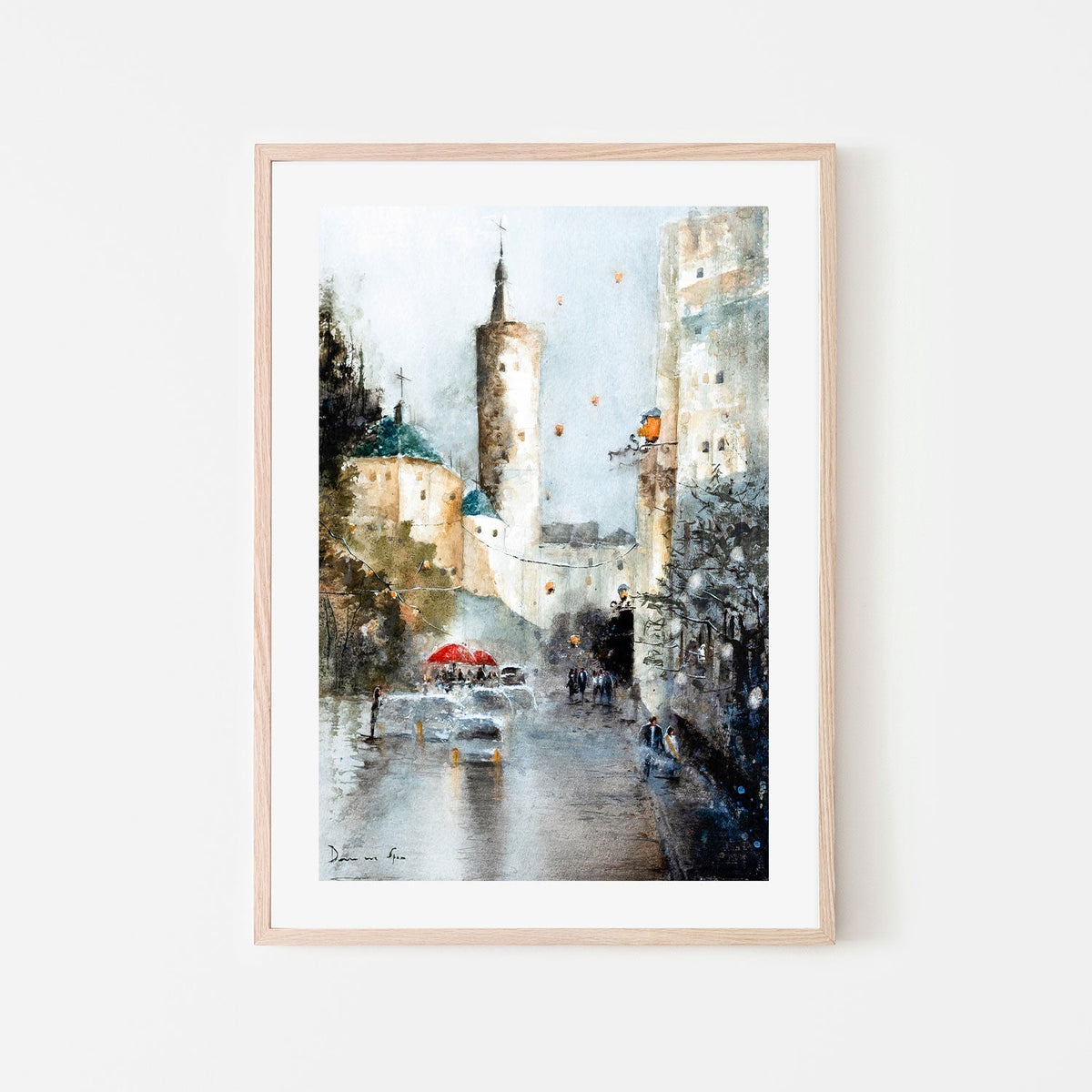 wall-art-print-canvas-poster-framed-Valencia Tower , By Lilou Online Fine Arts-GIOIA-WALL-ART