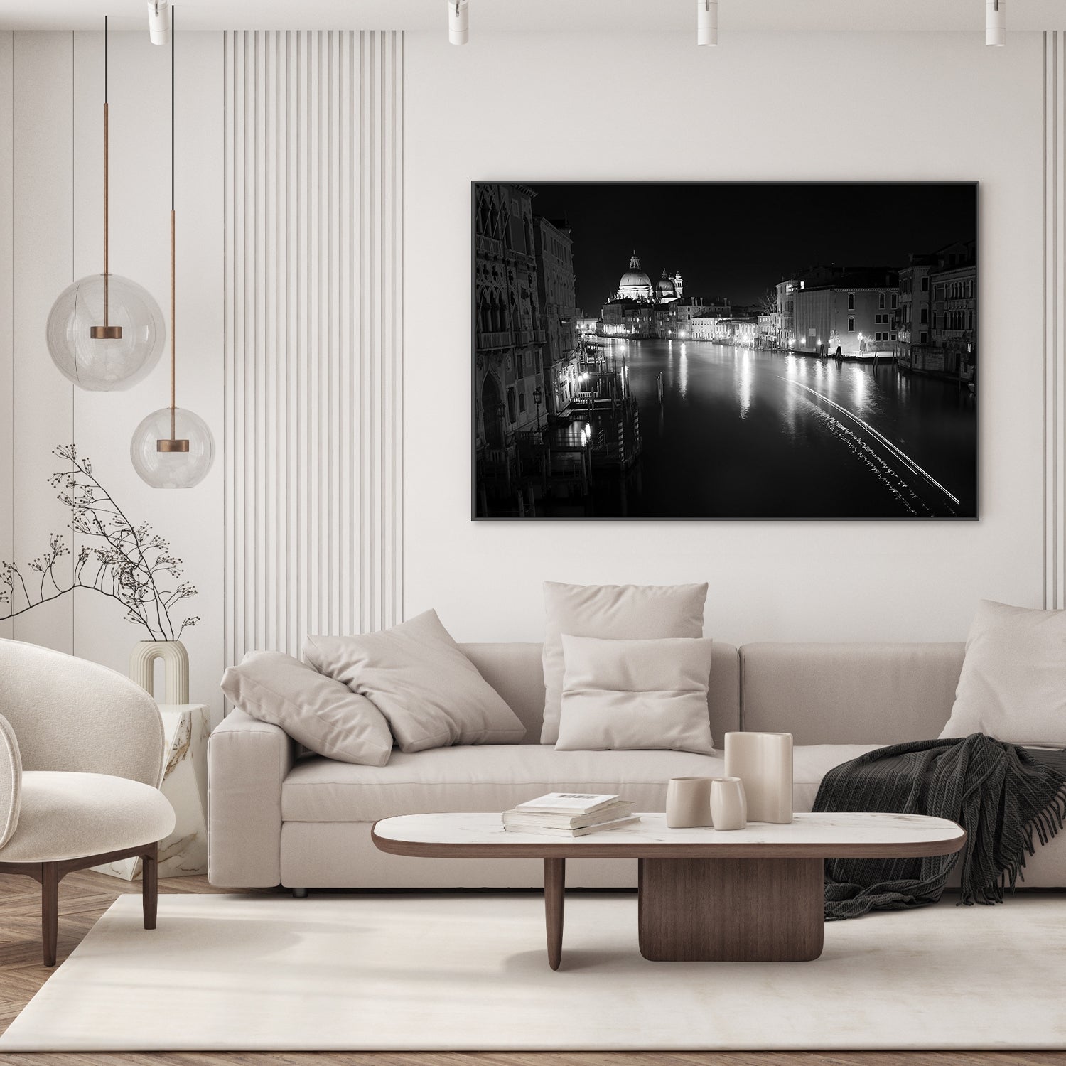 wall-art-print-canvas-poster-framed-Venice at Night-7