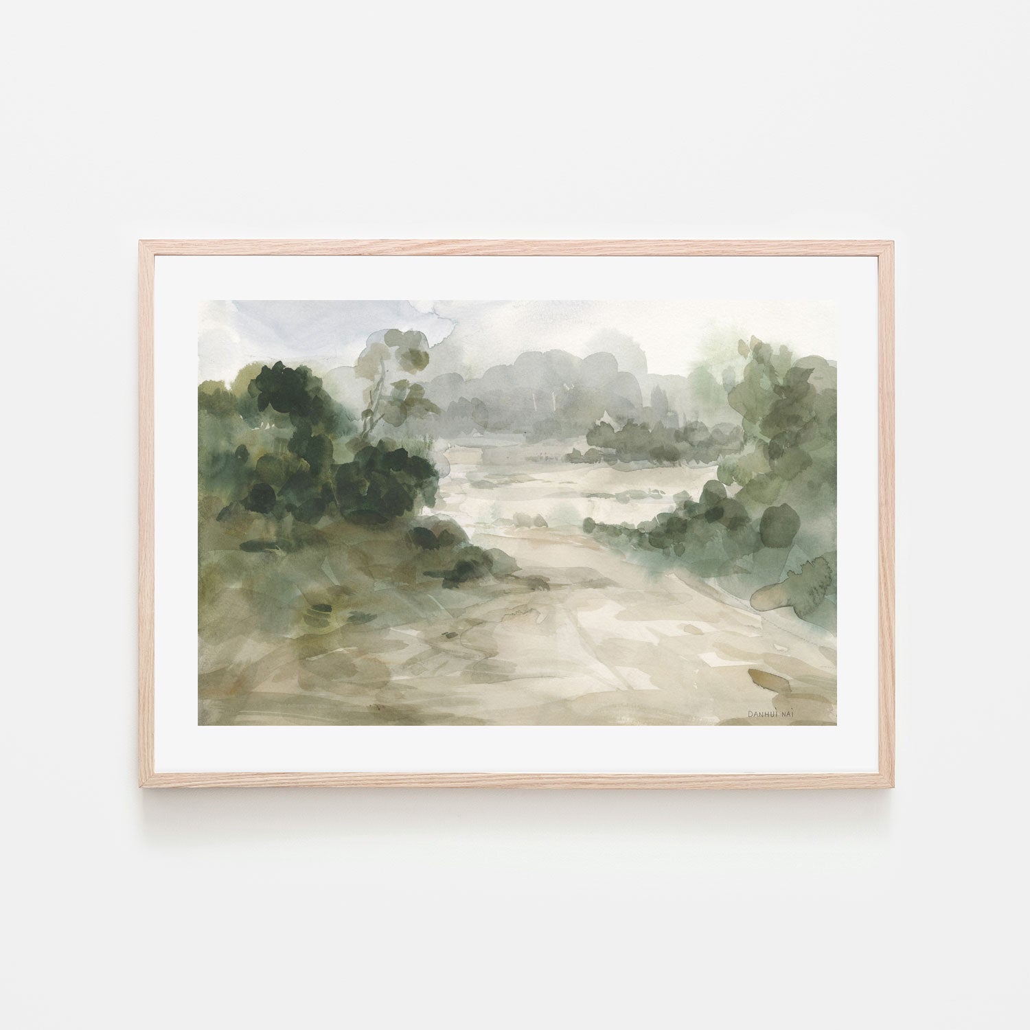 wall-art-print-canvas-poster-framed-Verdant, Style A , By Danhui Nai-6