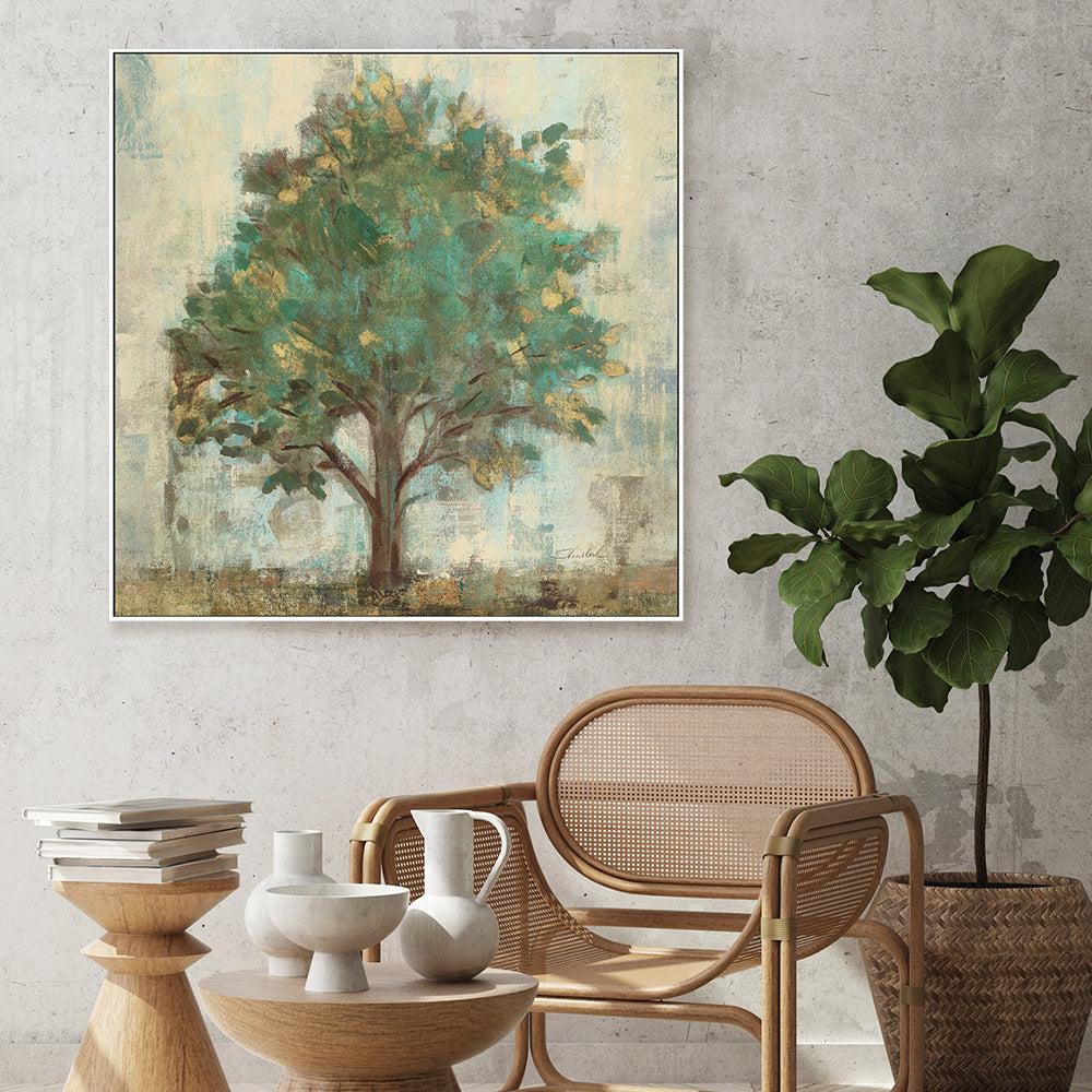 wall-art-print-canvas-poster-framed-Verdi Trees, Style A-by-Silvia Vassileva-Gioia Wall Art
