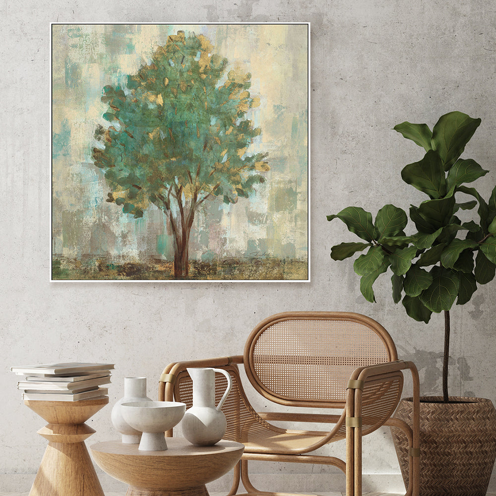 wall-art-print-canvas-poster-framed-Verdi Trees, Style B-by-Silvia Vassileva-Gioia Wall Art