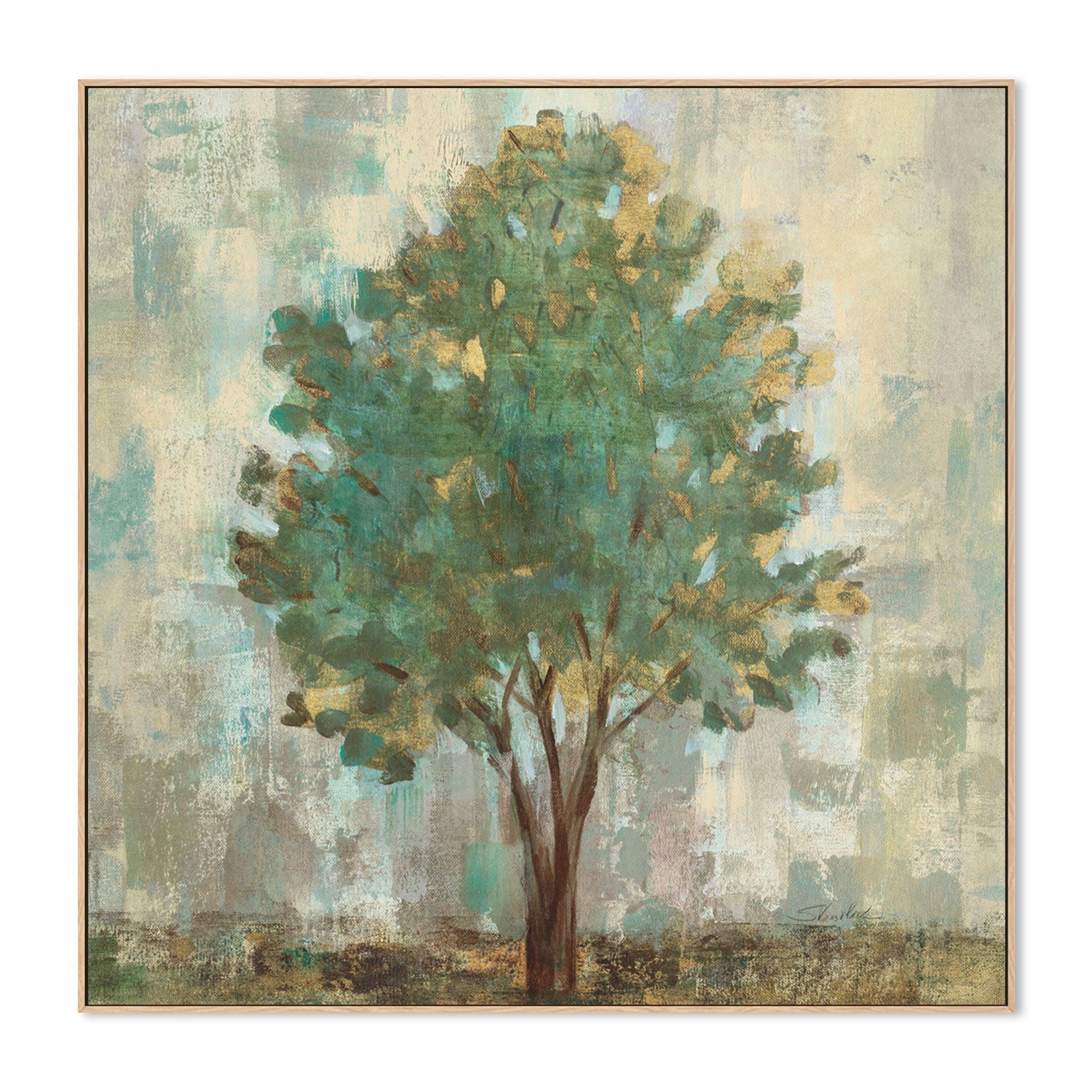 wall-art-print-canvas-poster-framed-Verdi Trees, Style B-by-Silvia Vassileva-Gioia Wall Art