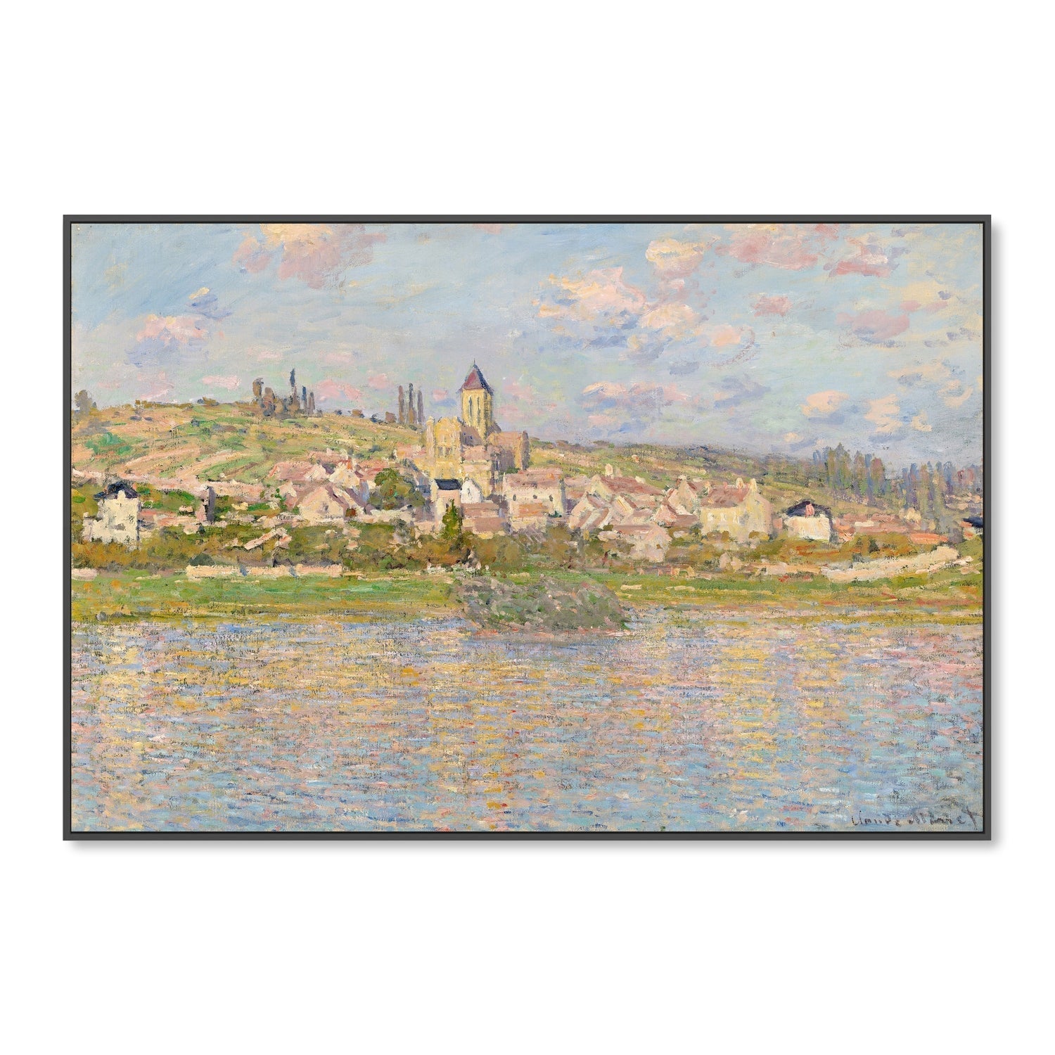 wall-art-print-canvas-poster-framed-Vétheuil 1879, By Monet-by-Gioia Wall Art-Gioia Wall Art
