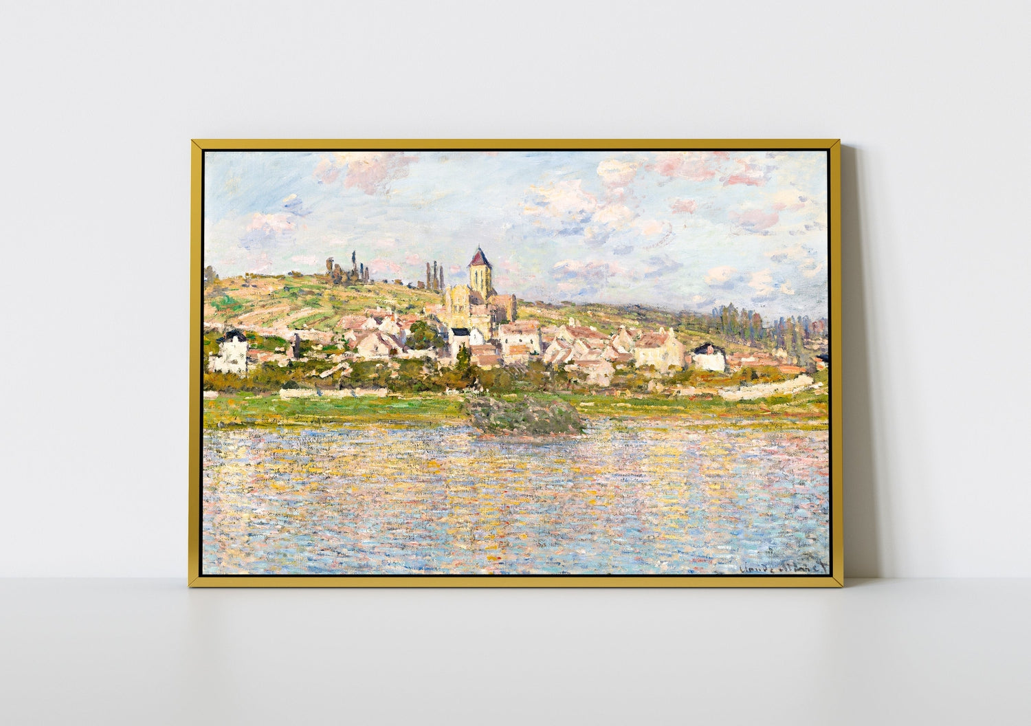 wall-art-print-canvas-poster-framed-Vétheuil 1879, By Monet-by-Gioia Wall Art-Gioia Wall Art